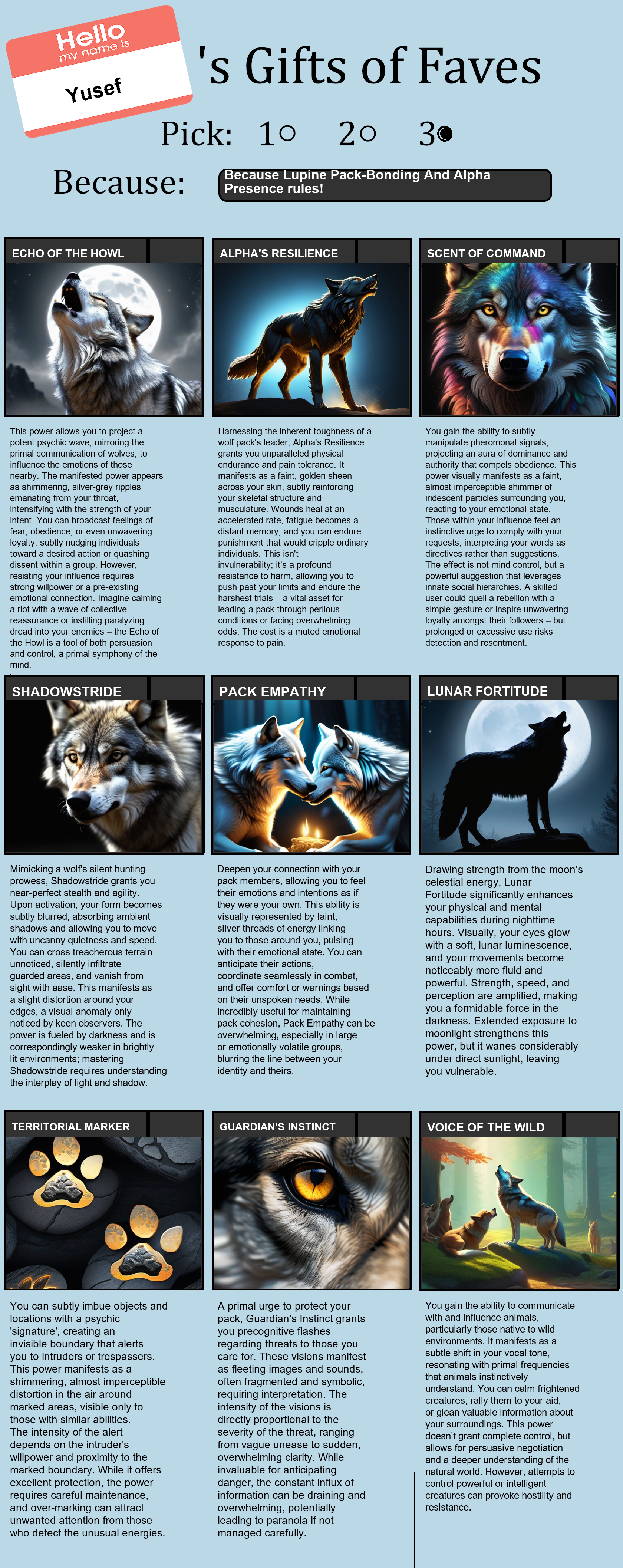 Lupine Pack-Bonding And Alpha Presence