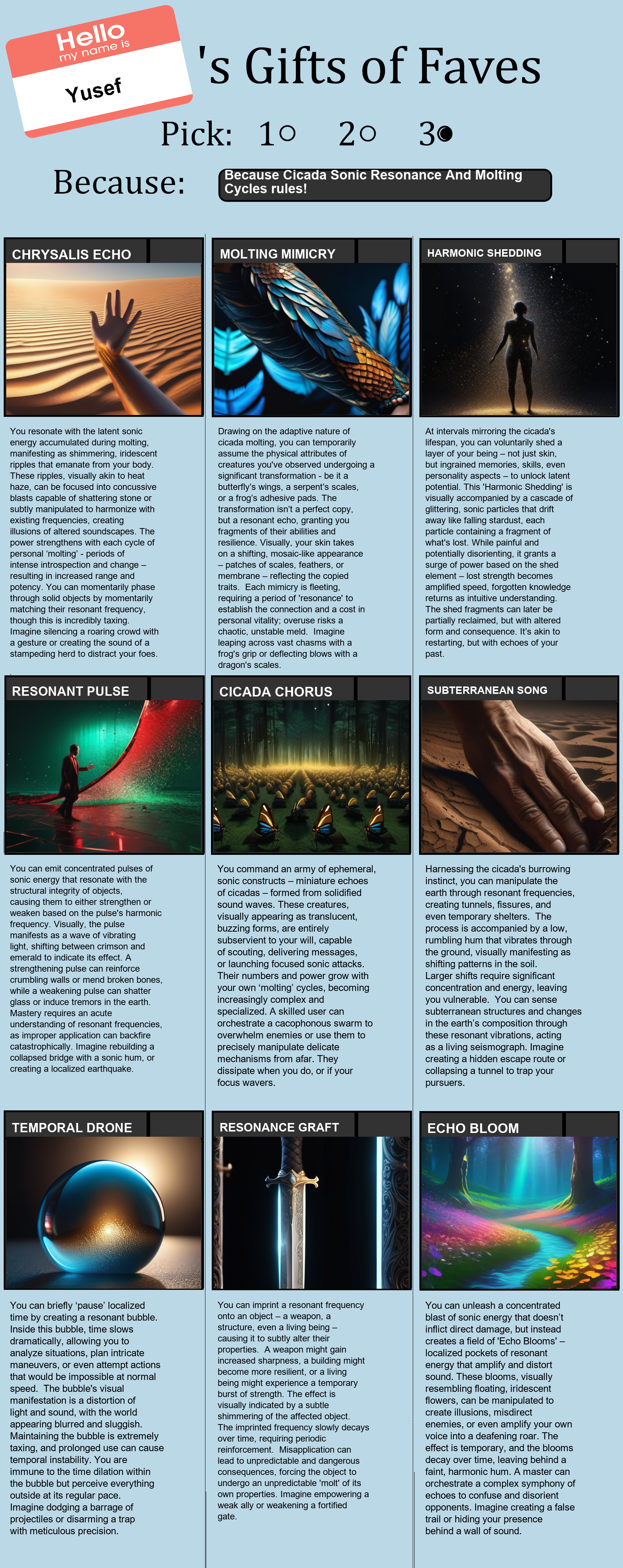 Cicada Sonic Resonance And Molting Cycles