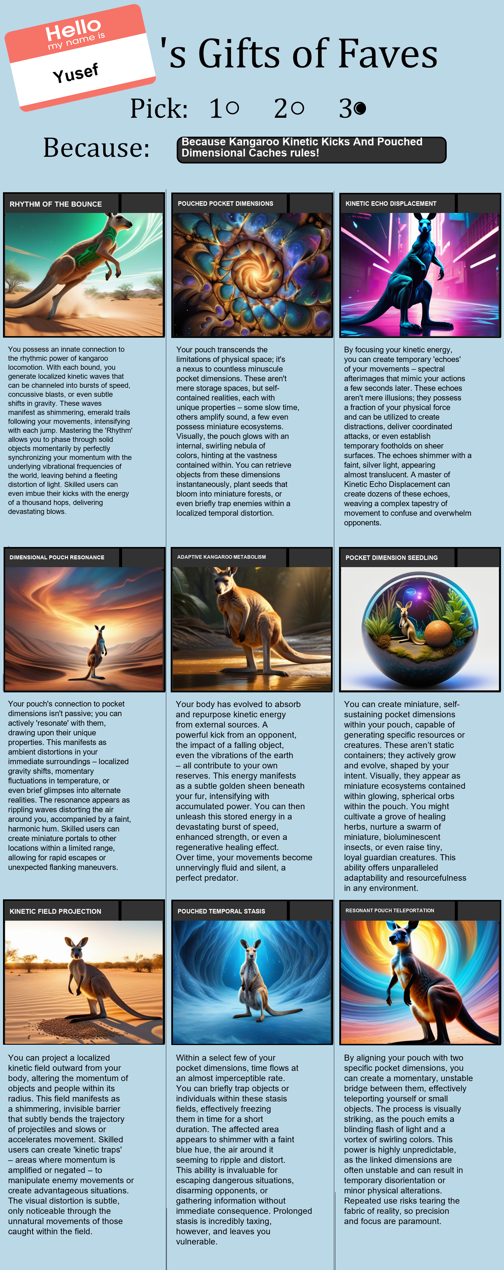 Kangaroo Kinetic Kicks And Pouched Dimensional Caches