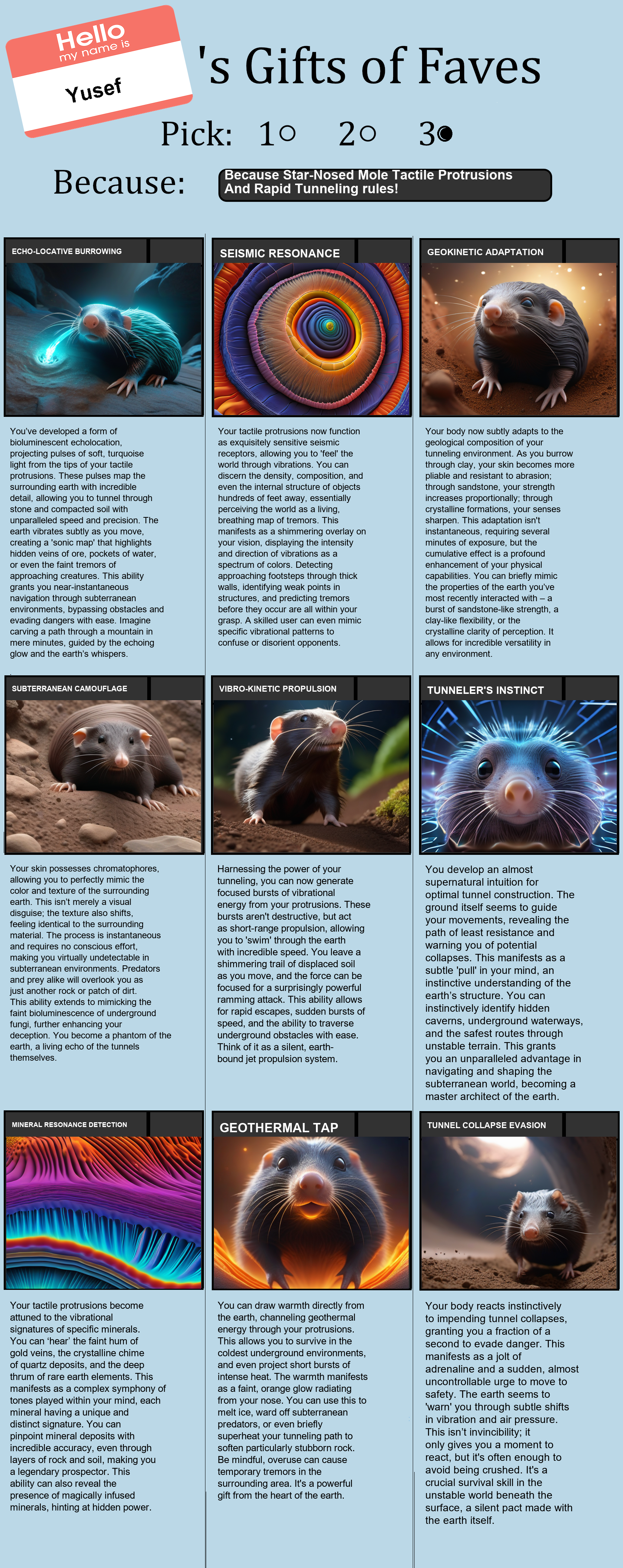 Star-Nosed Mole Tactile Protrusions And Rapid Tunneling