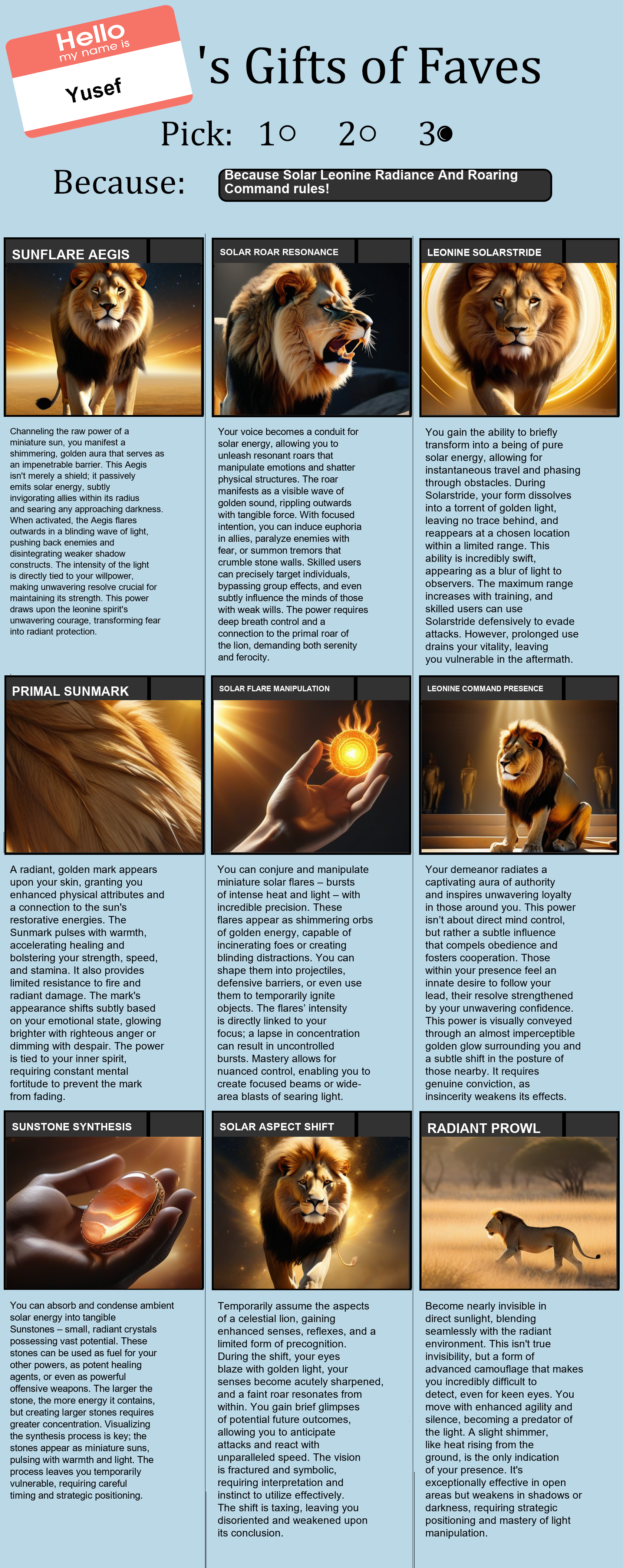 Solar Leonine Radiance And Roaring Command