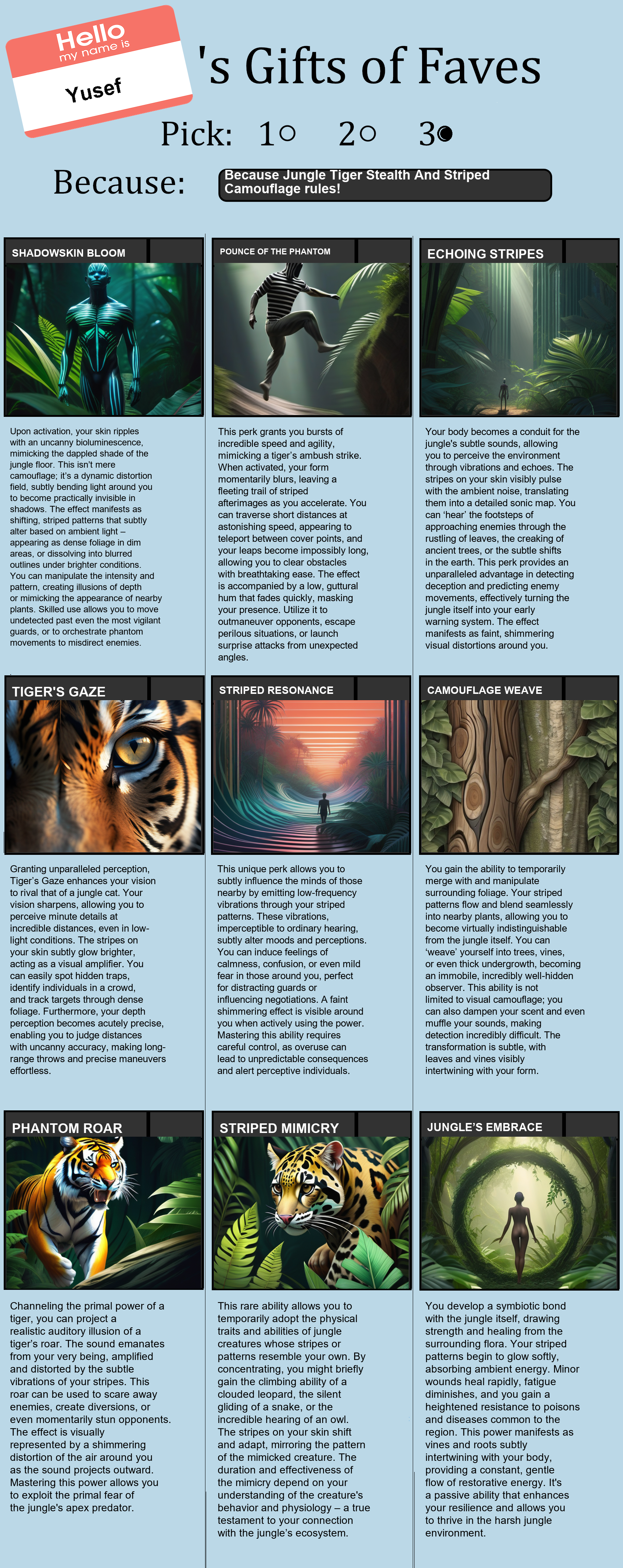 Jungle Tiger Stealth And Striped Camouflage