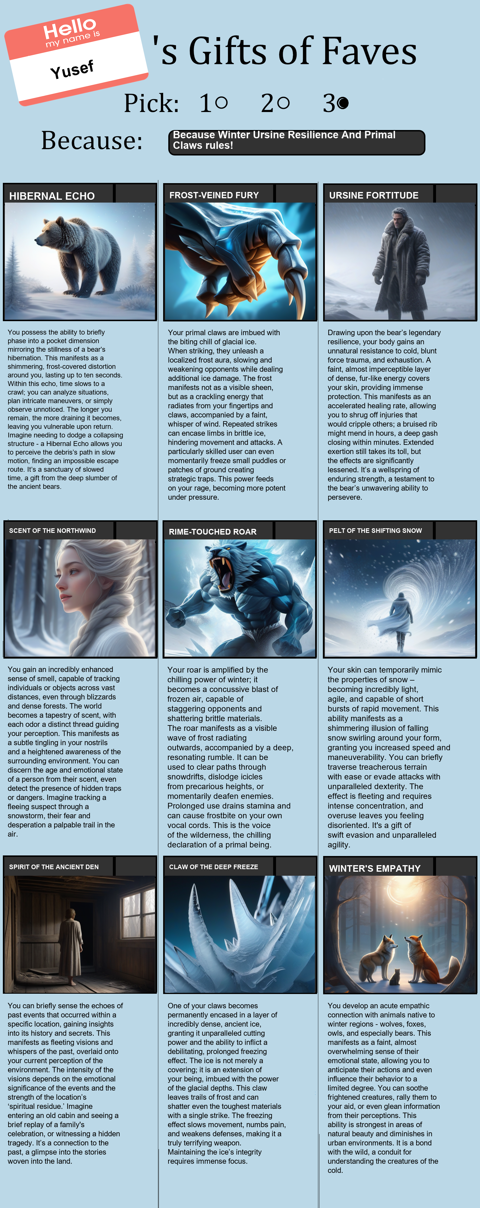 Winter Ursine Resilience And Primal Claws