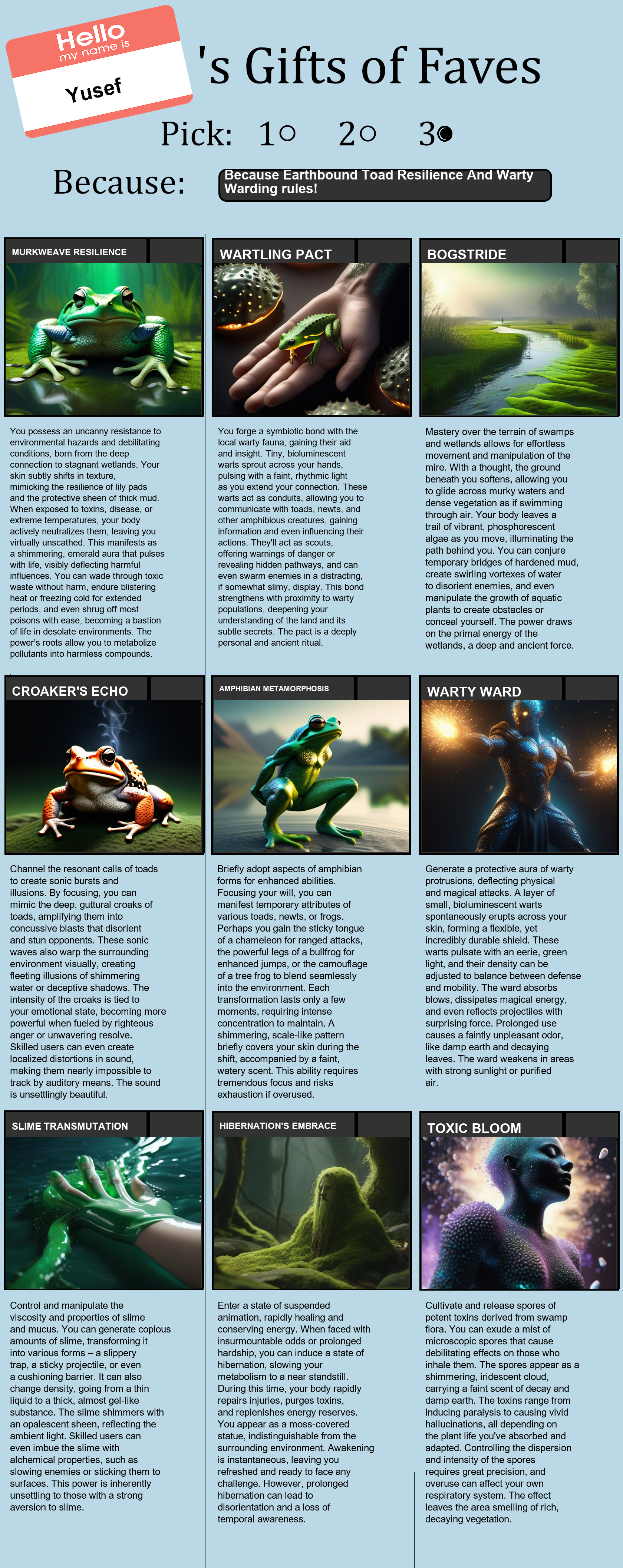Earthbound Toad Resilience And Warty Warding