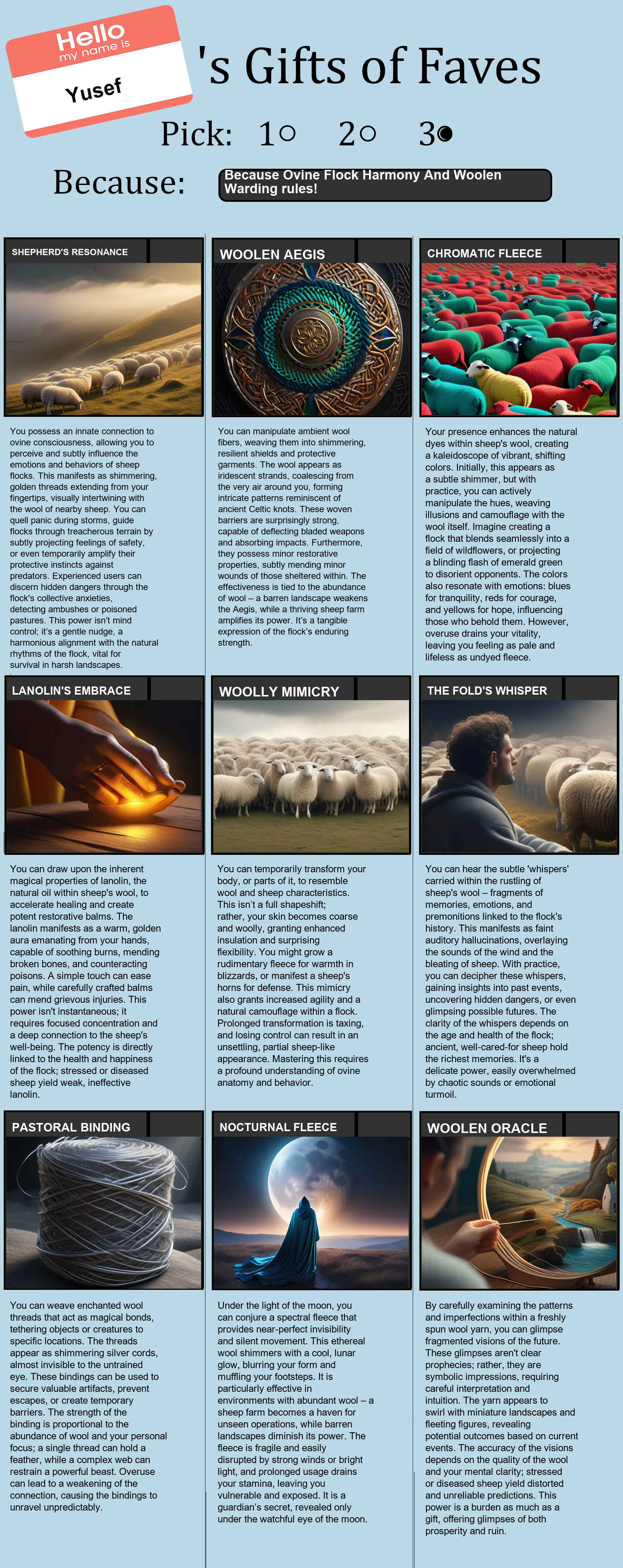 Ovine Flock Harmony And Woolen Warding
