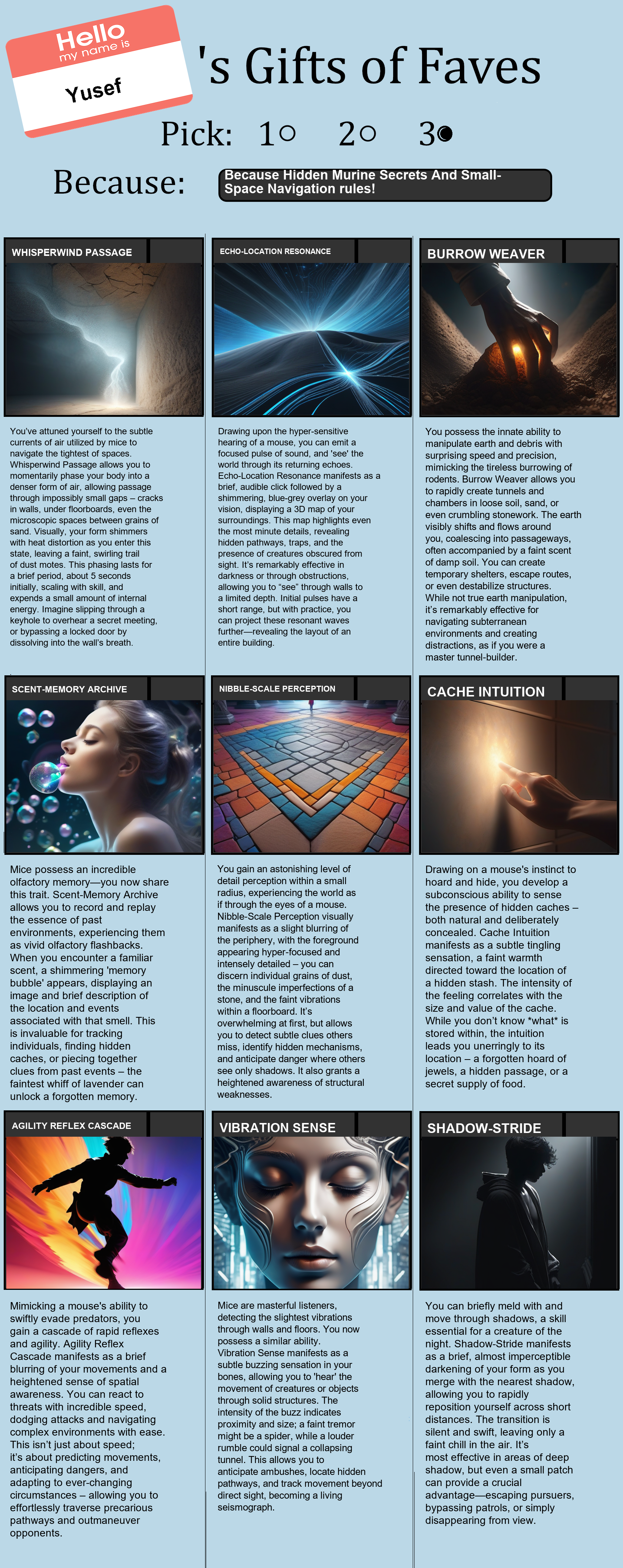 Hidden Murine Secrets And Small-Space Navigation