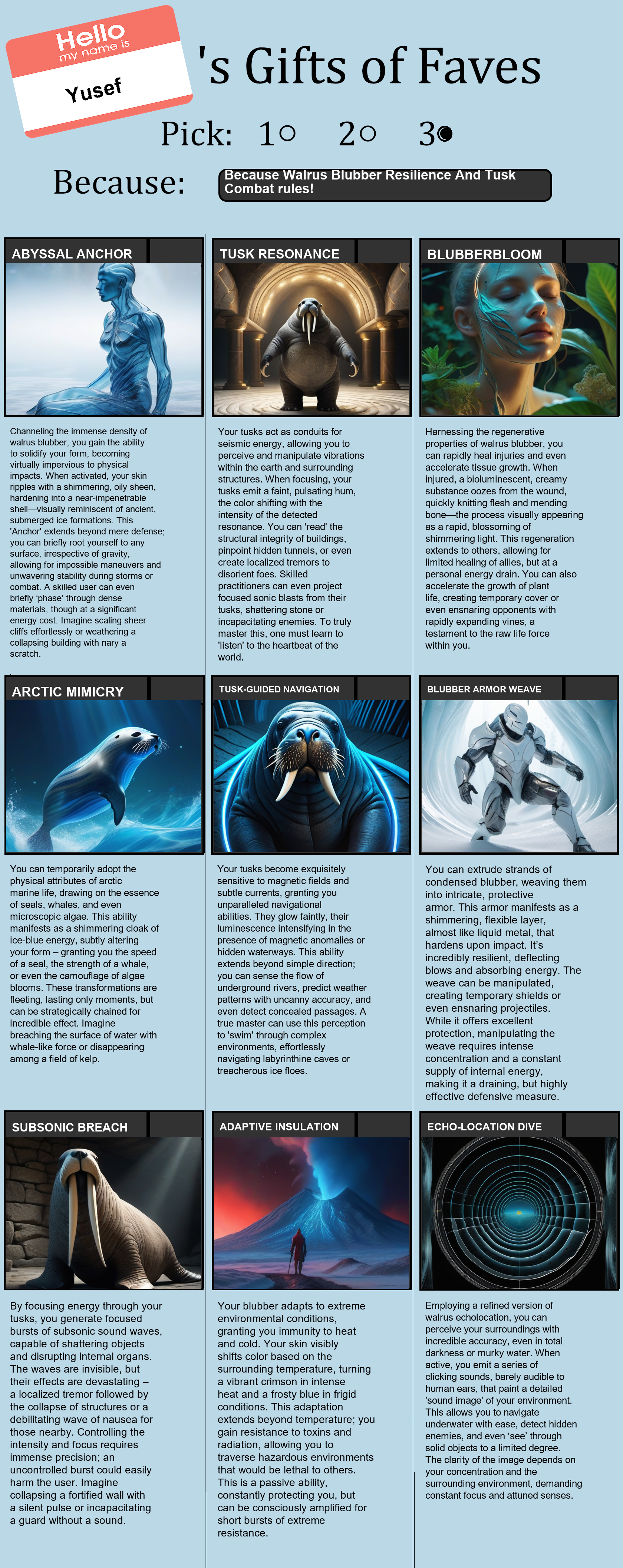 Walrus Blubber Resilience And Tusk Combat