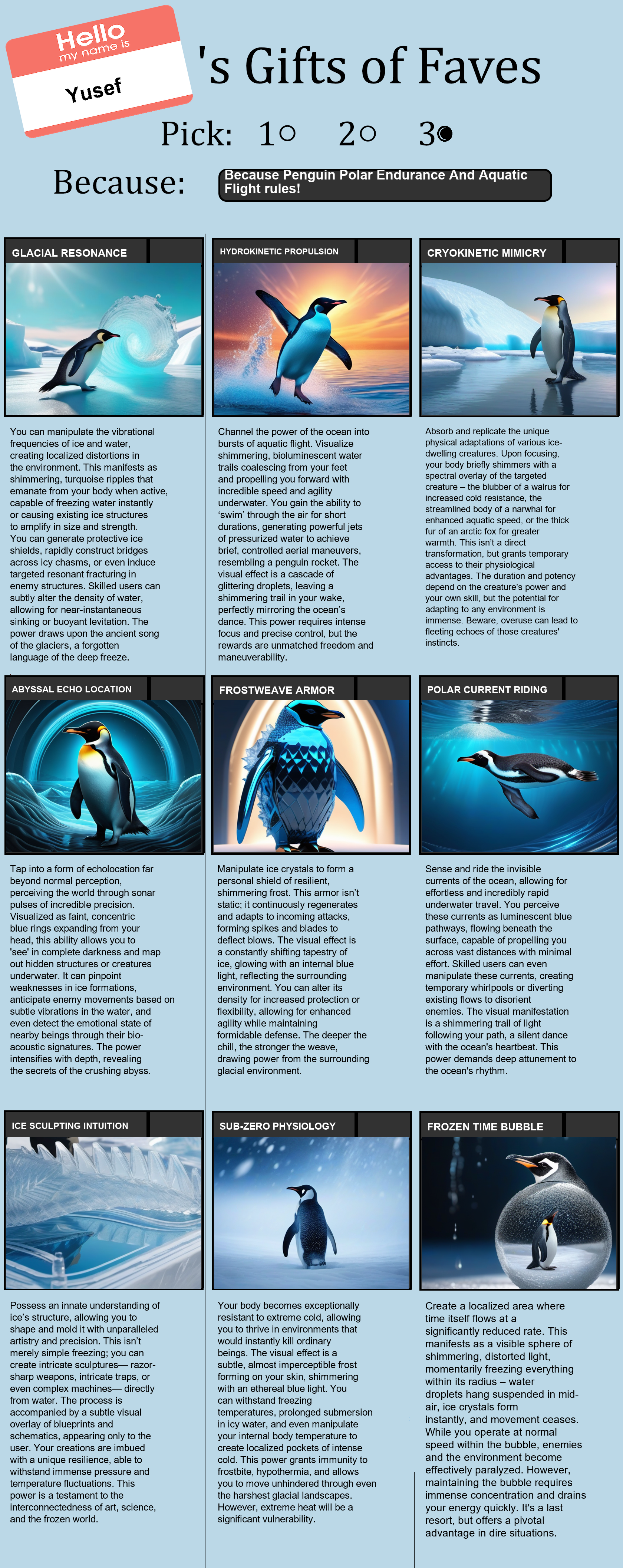 Penguin Polar Endurance And Aquatic Flight
