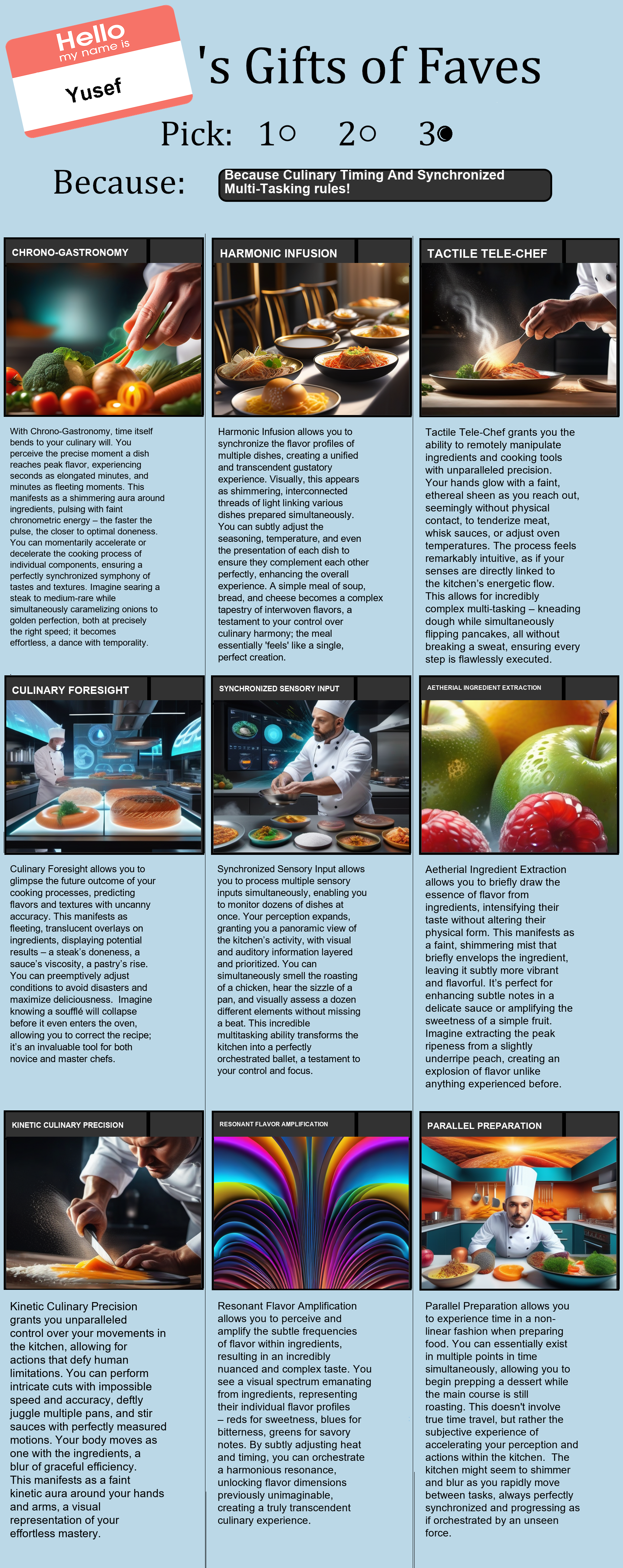 Culinary Timing And Synchronized Multi-Tasking