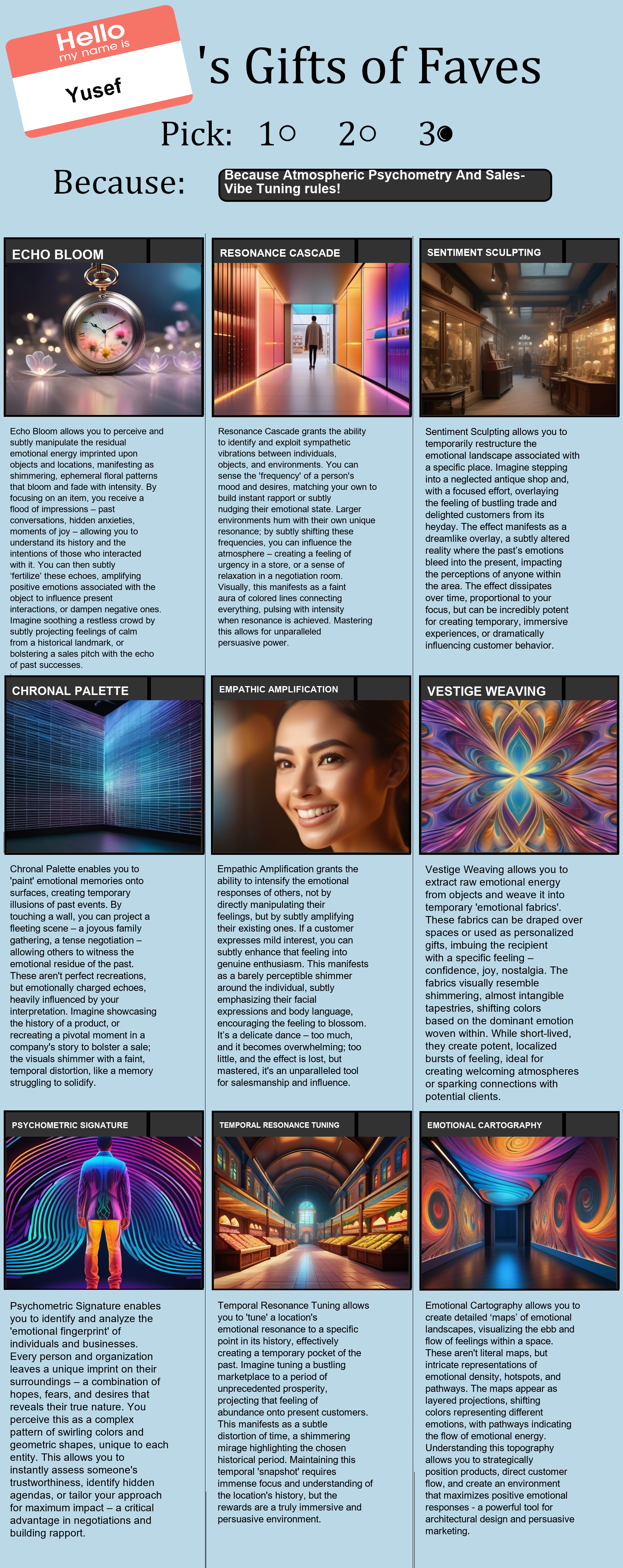 Atmospheric Psychometry And Sales-Vibe Tuning