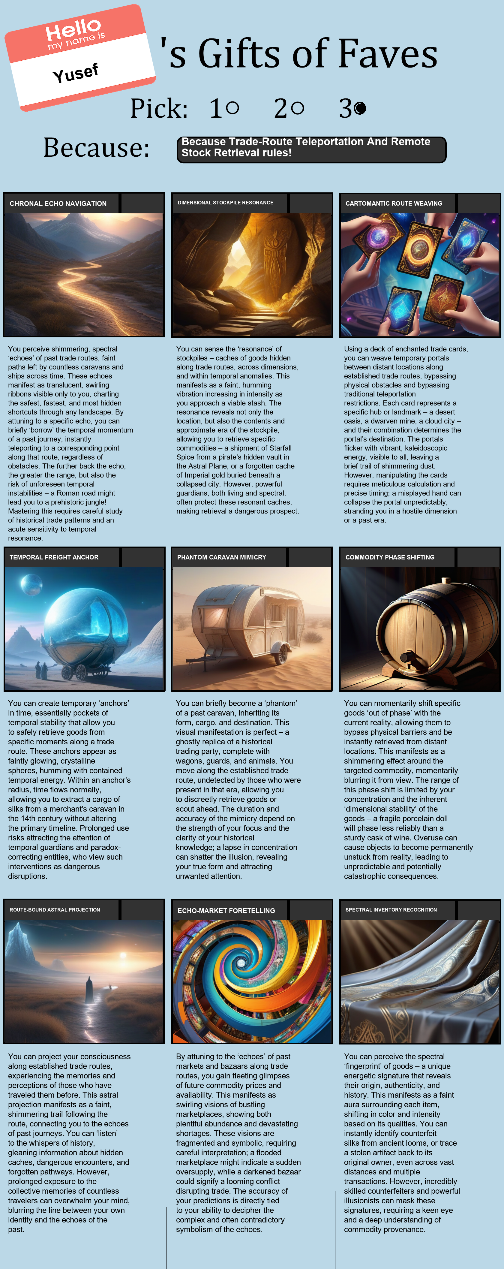 Trade-Route Teleportation And Remote Stock Retrieval