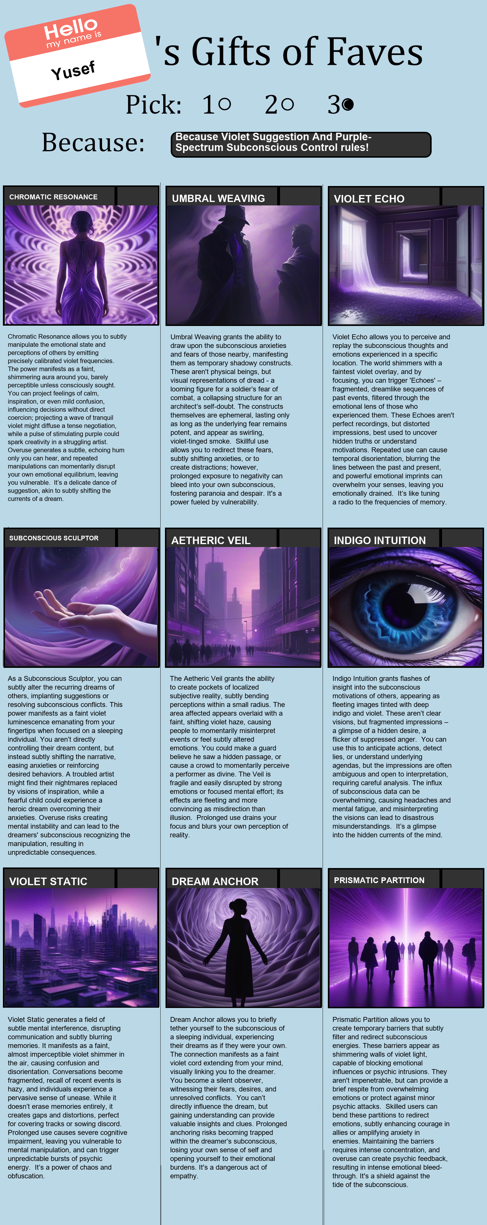 Violet Suggestion And Purple-Spectrum Subconscious Control