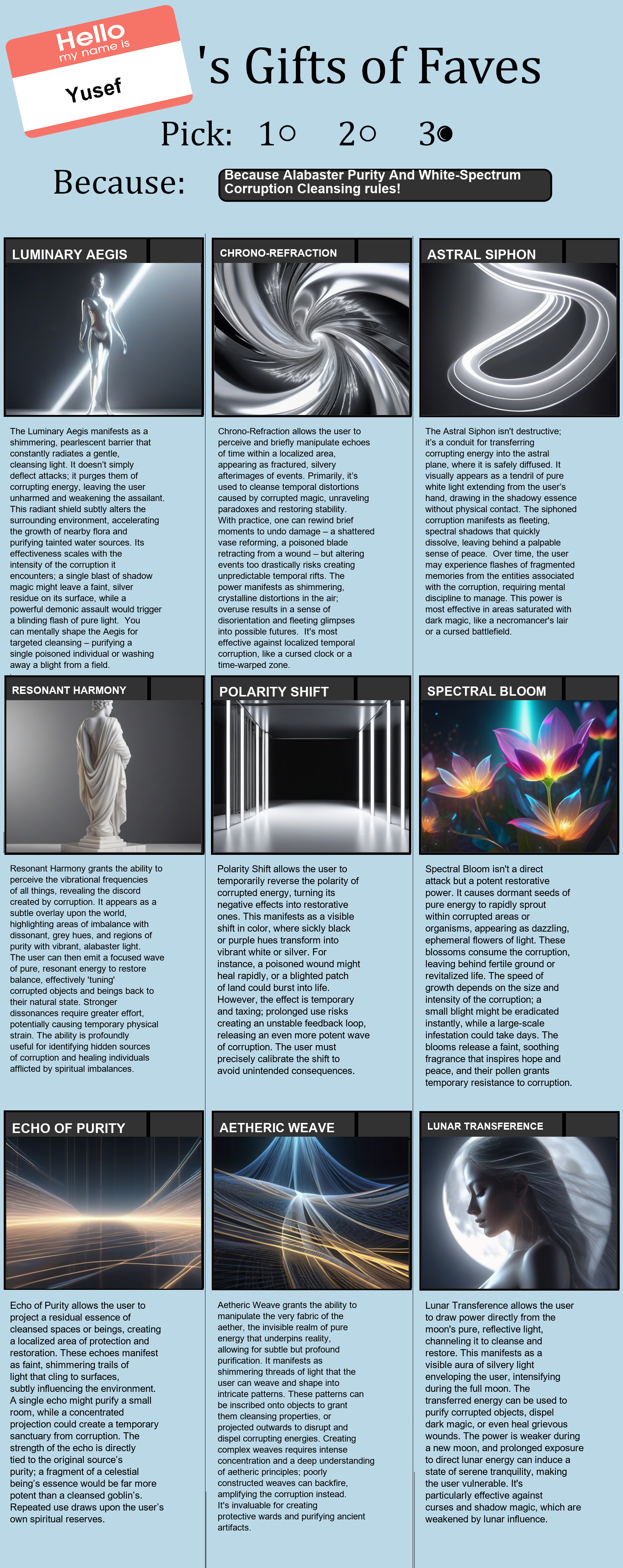 Alabaster Purity And White-Spectrum Corruption Cleansing