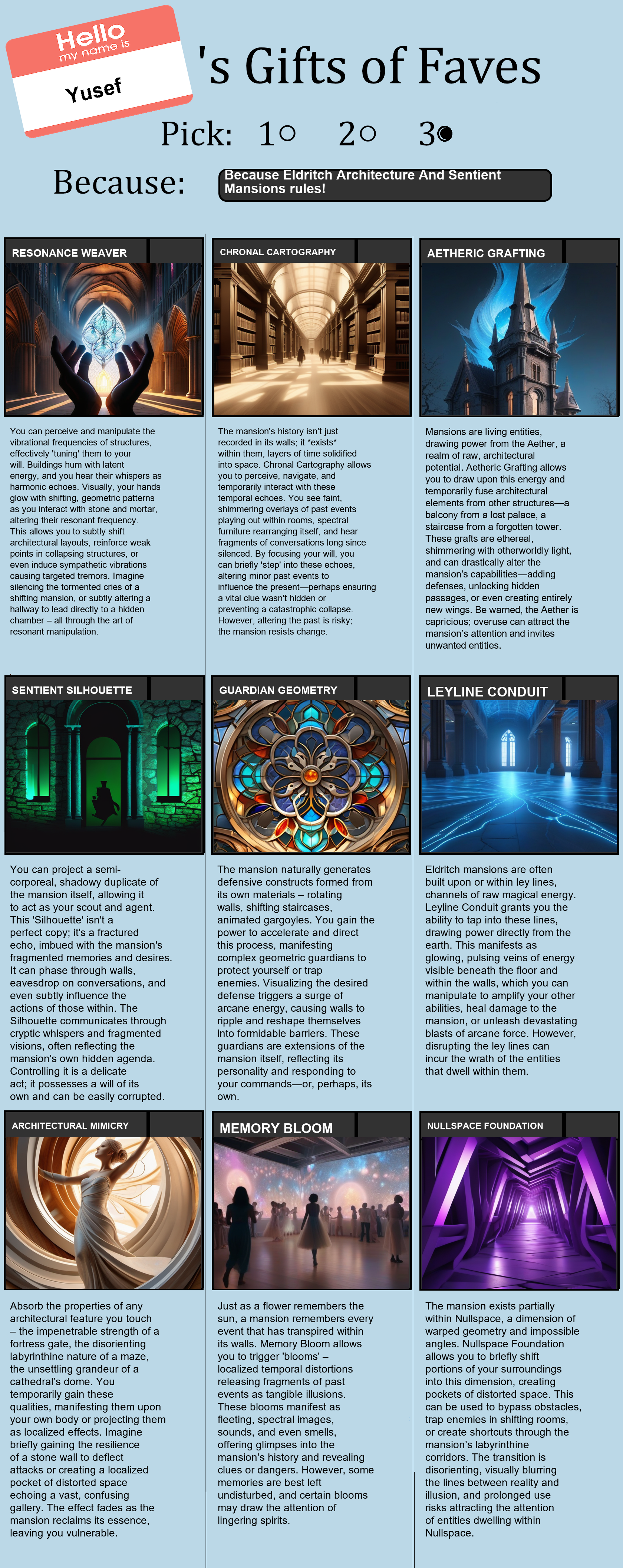 Eldritch Architecture And Sentient Mansions