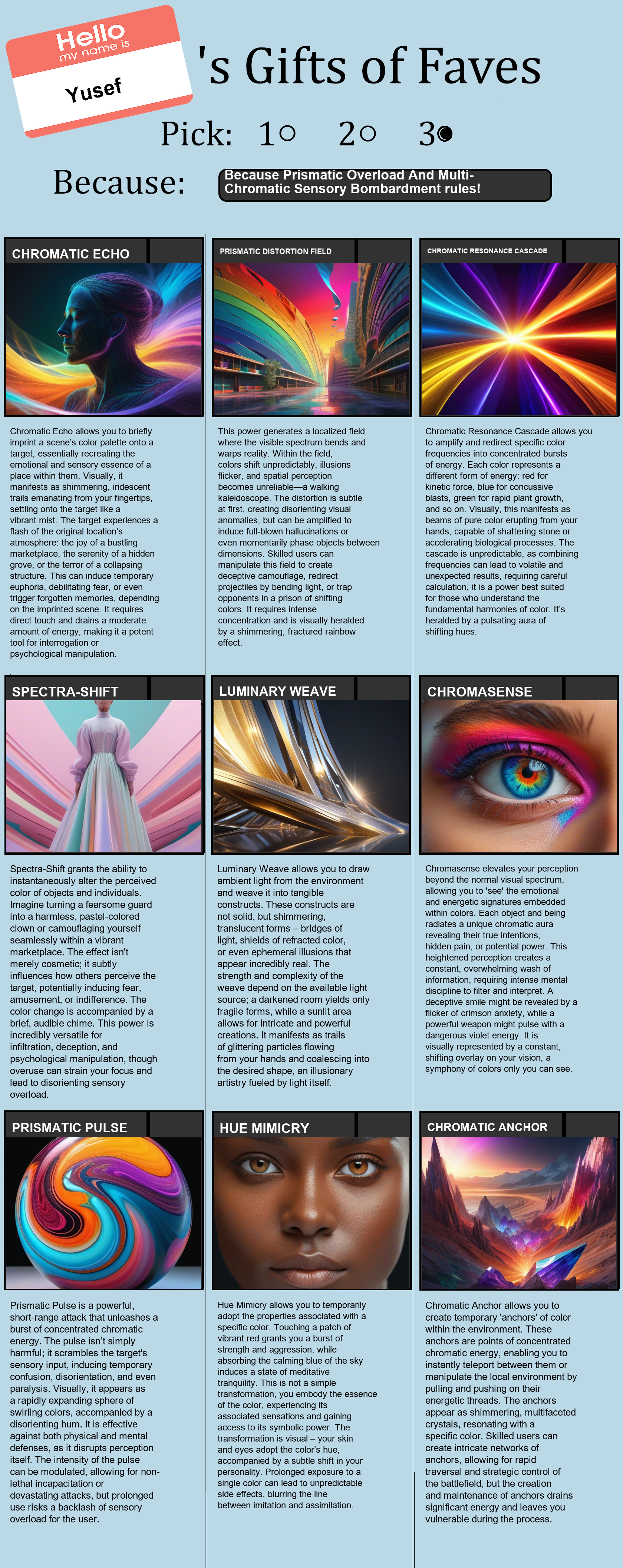 Prismatic Overload And Multi-Chromatic Sensory Bombardment