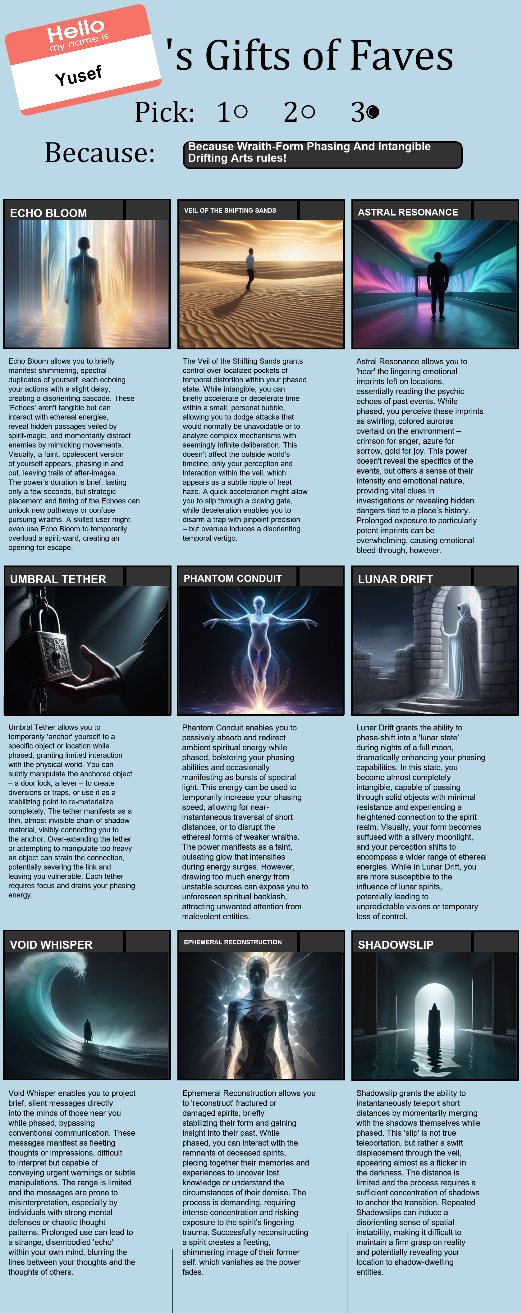 Wraith-Form Phasing And Intangible Drifting Arts