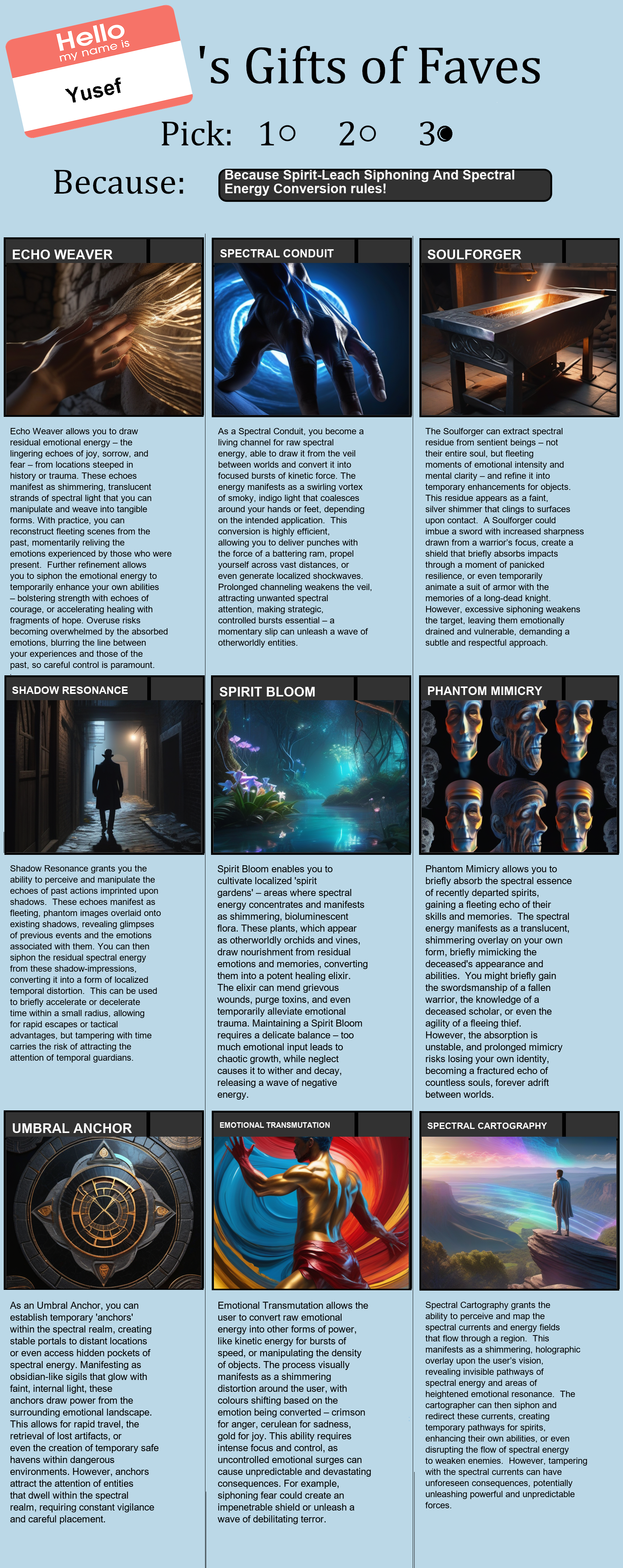 Spirit-Leach Siphoning And Spectral Energy Conversion