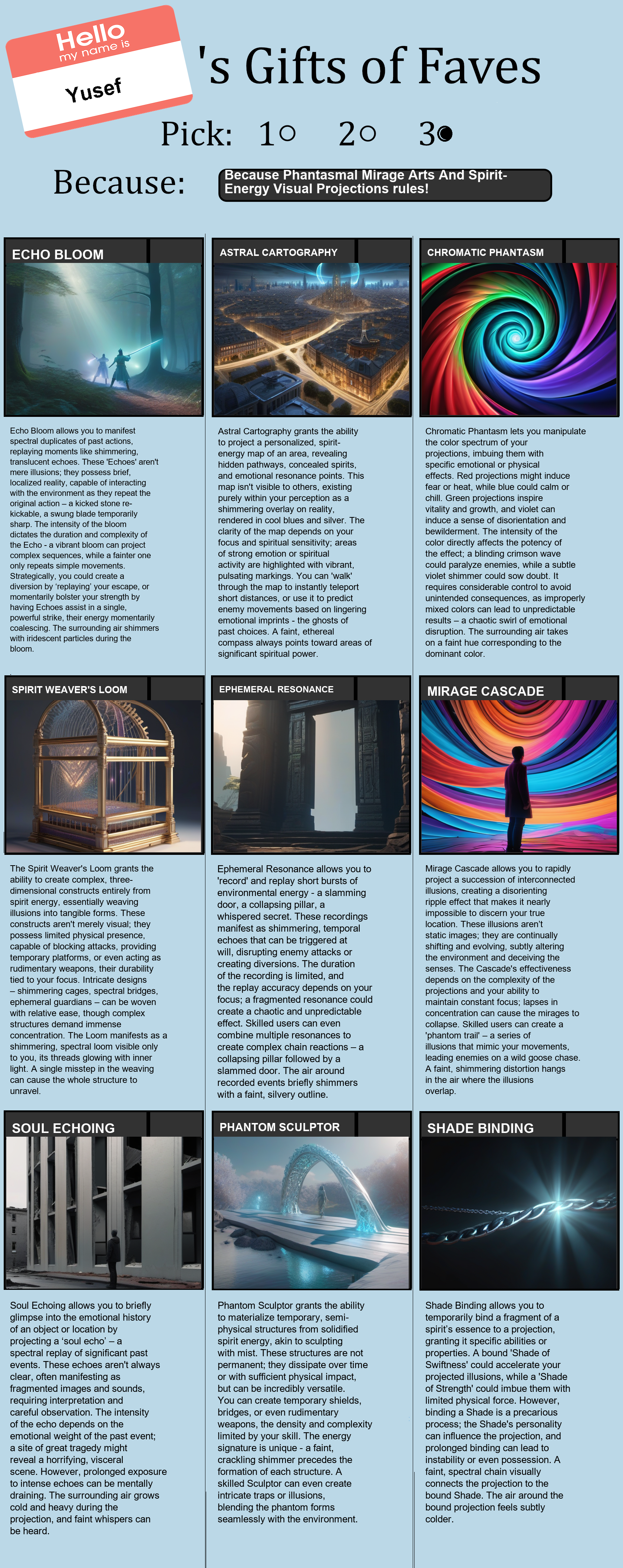 Phantasmal Mirage Arts And Spirit-Energy Visual Projections