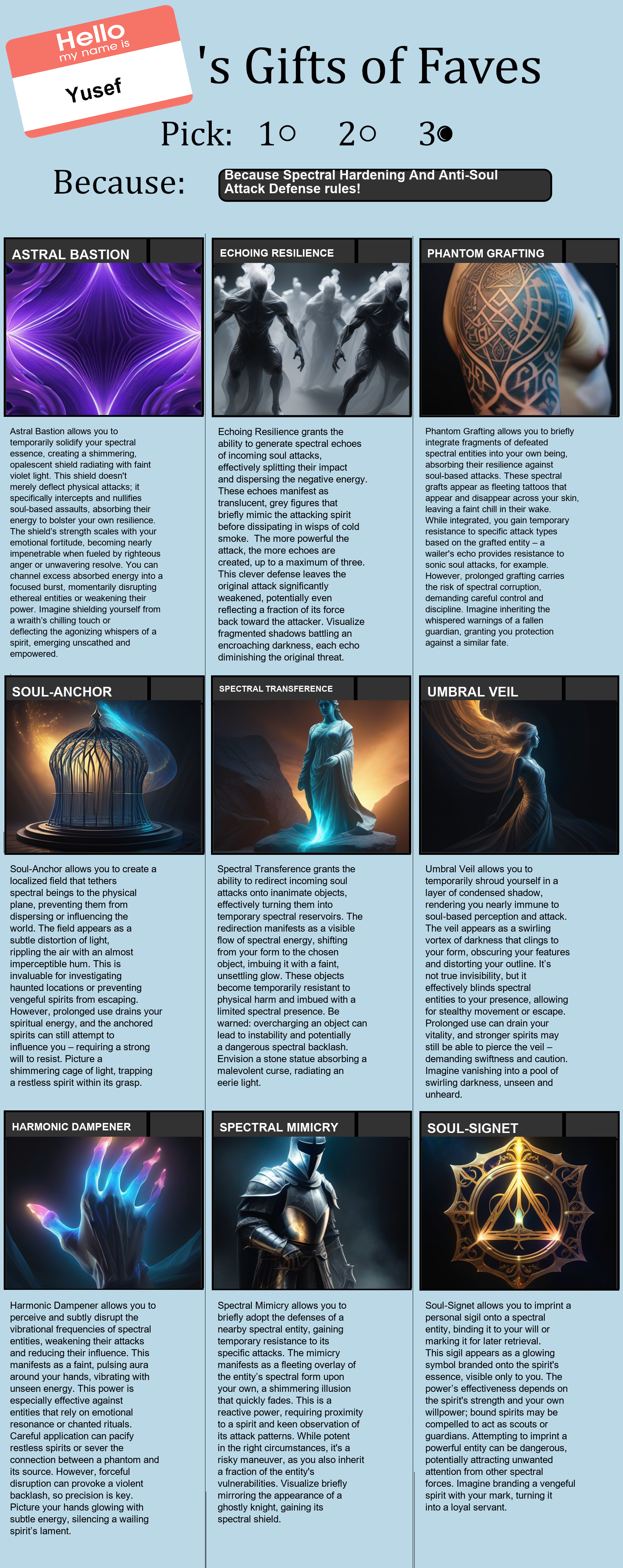 Spectral Hardening And Anti-Soul Attack Defense