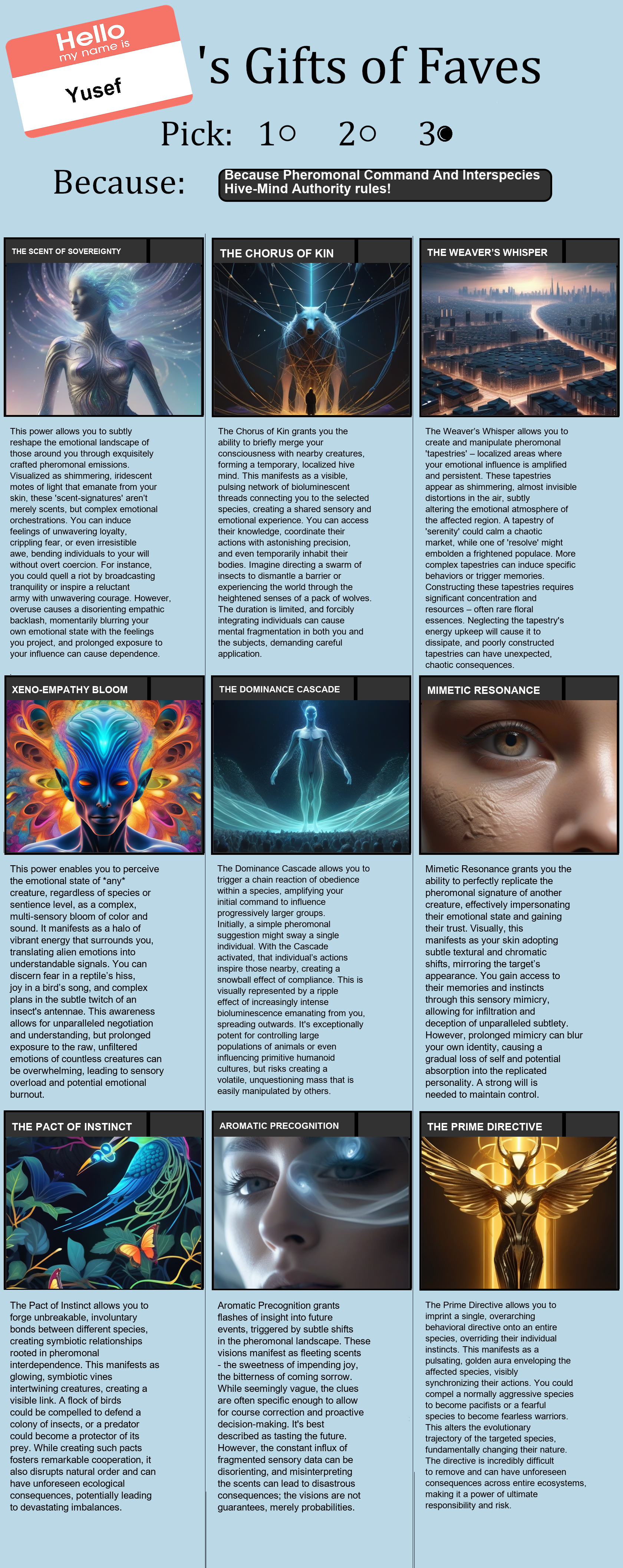 Pheromonal Command And Interspecies Hive-Mind Authority