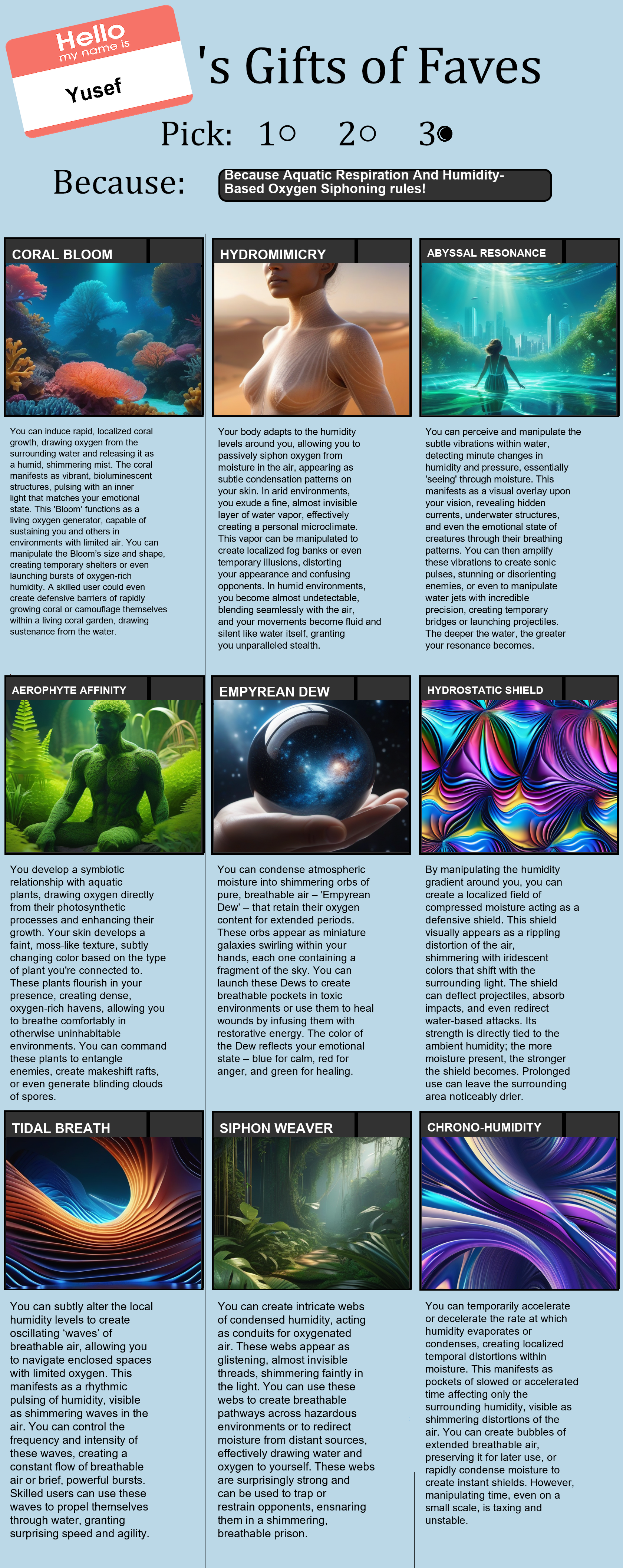 Aquatic Respiration And Humidity-Based Oxygen Siphoning