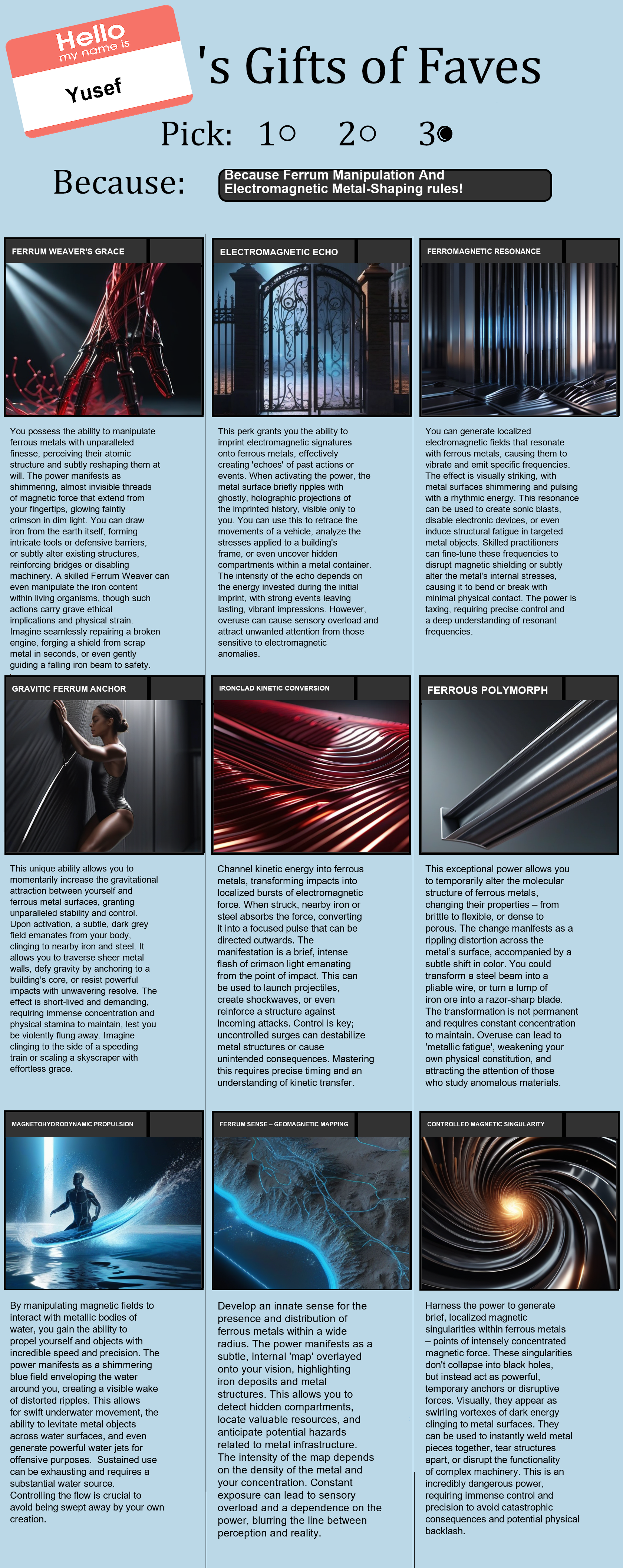 Ferrum Manipulation And Electromagnetic Metal-Shaping