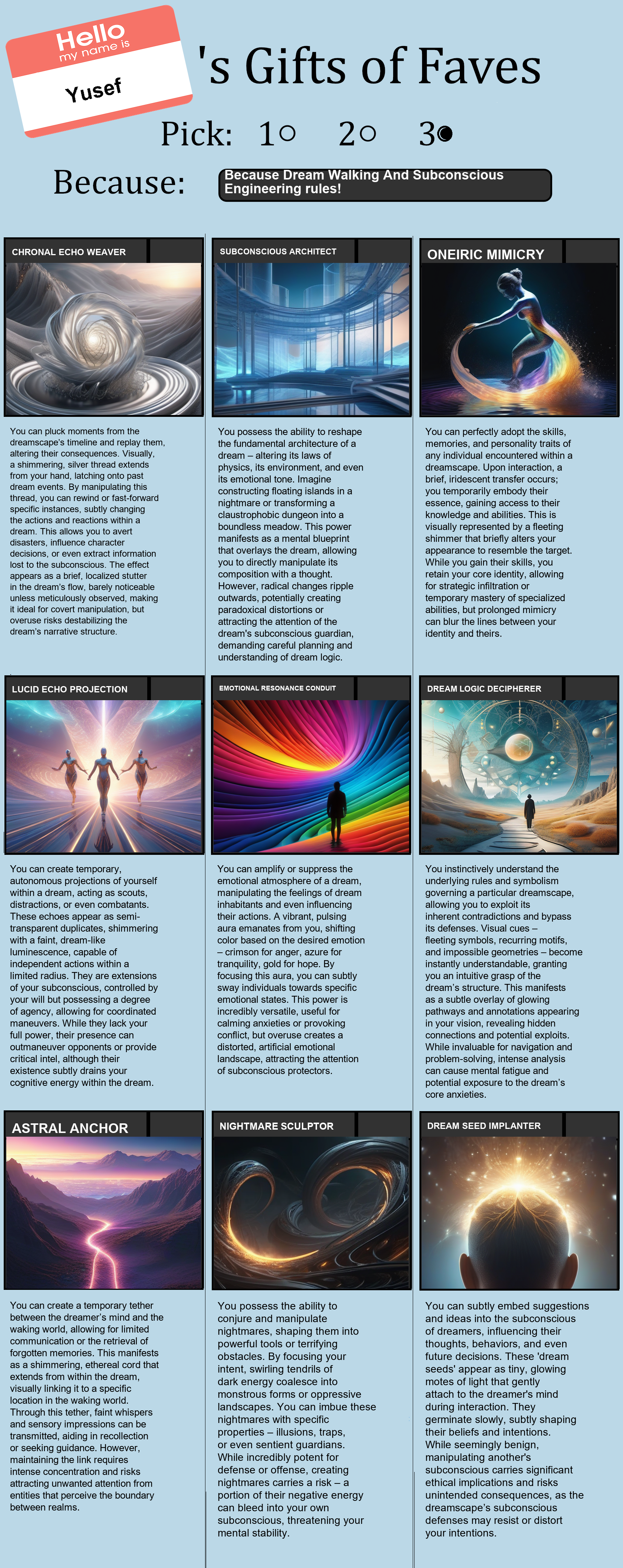 Dream Walking And Subconscious Engineering