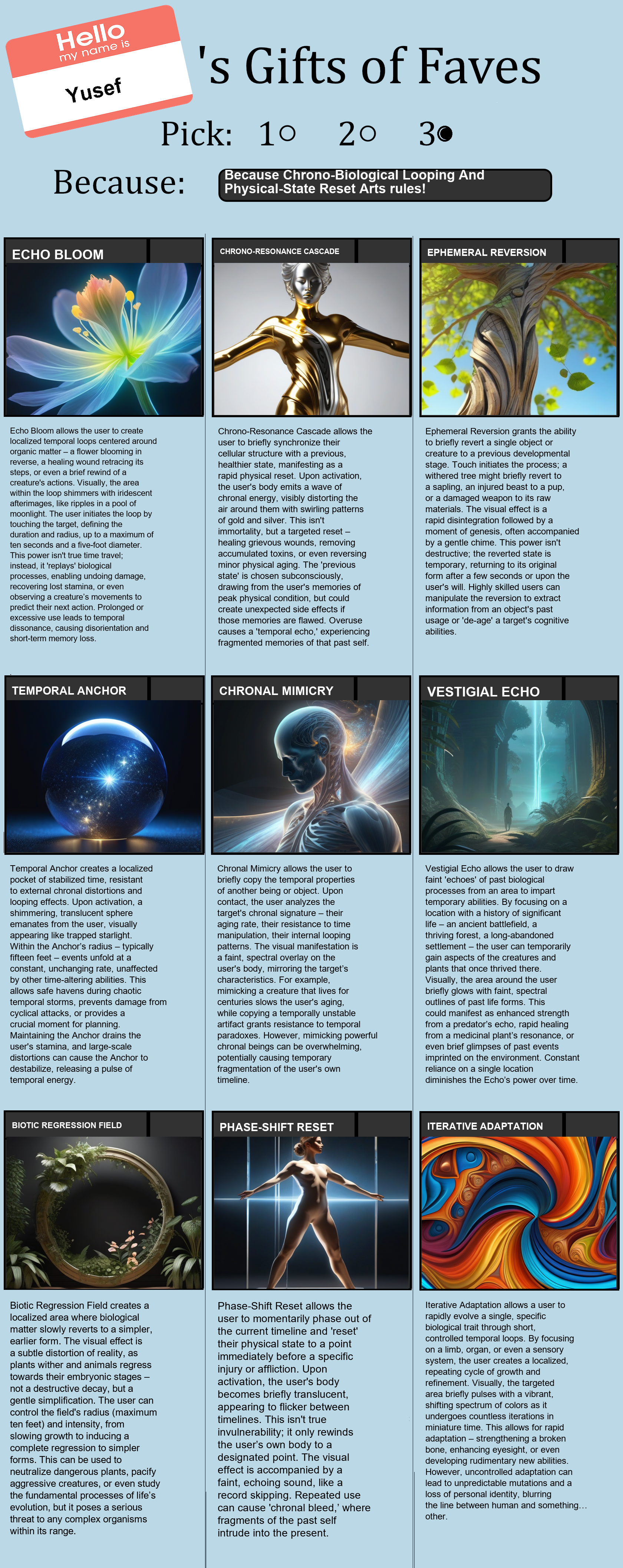 Chrono-Biological Looping And Physical-State Reset Arts