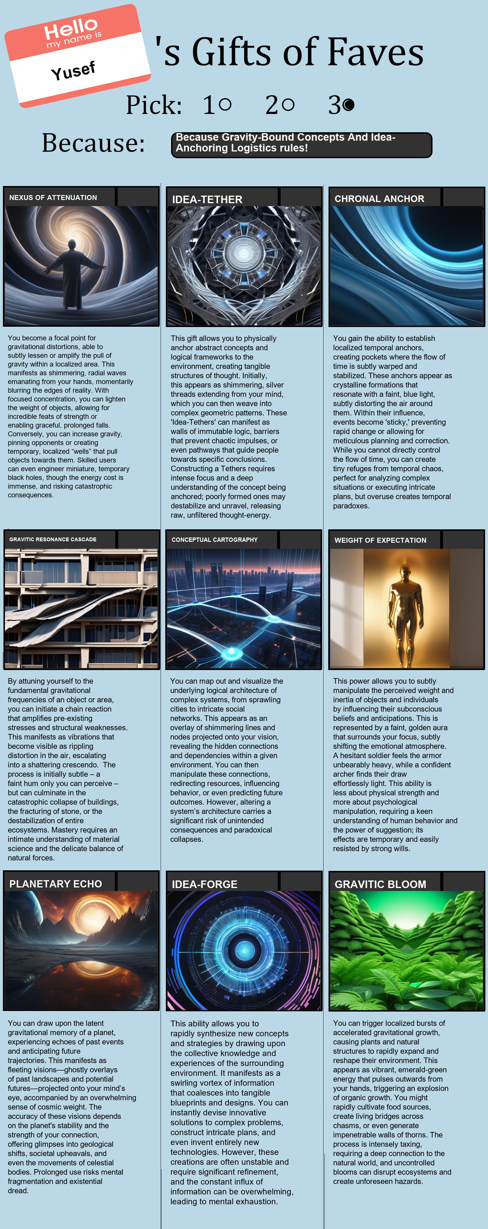 Gravity-Bound Concepts And Idea-Anchoring Logistics