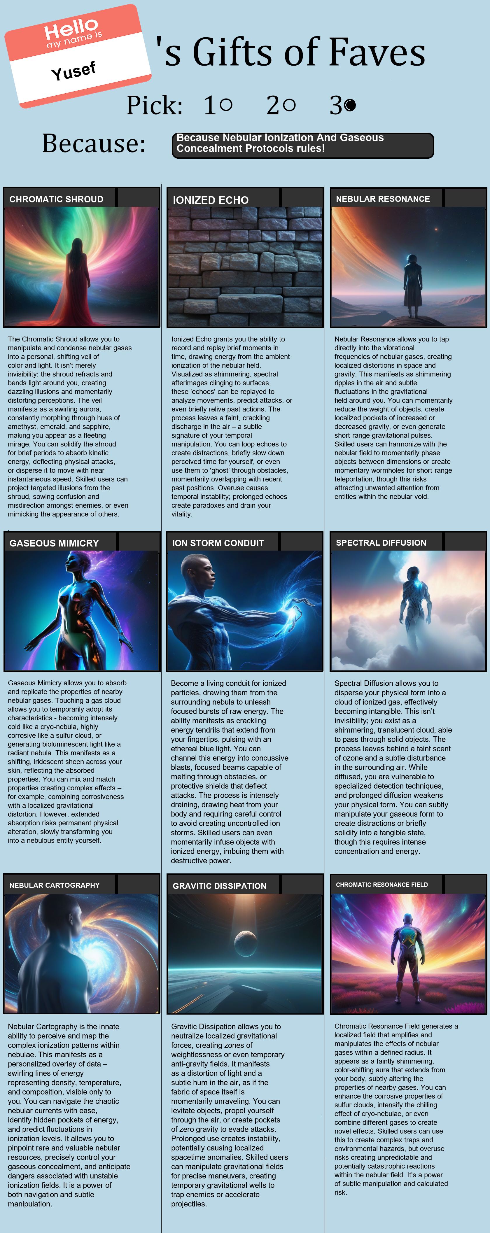 Nebular Ionization And Gaseous Concealment Protocols
