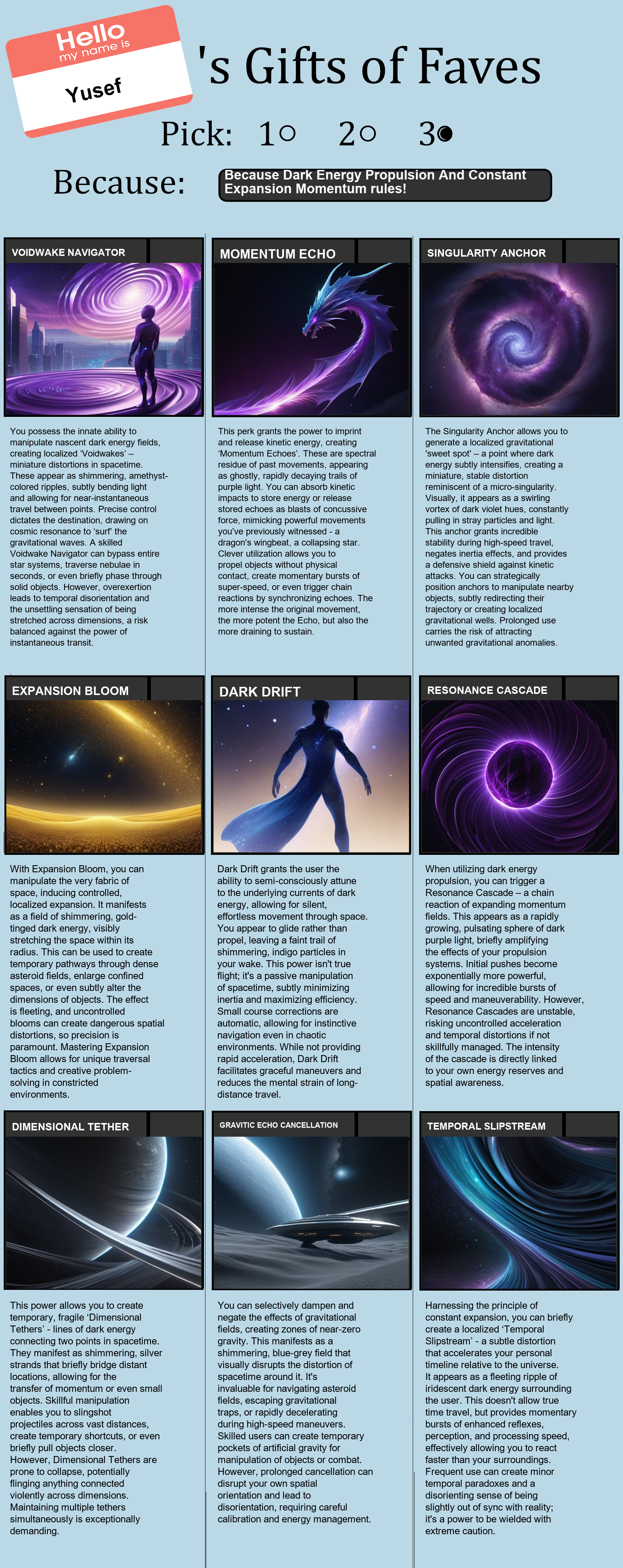 Dark Energy Propulsion And Constant Expansion Momentum