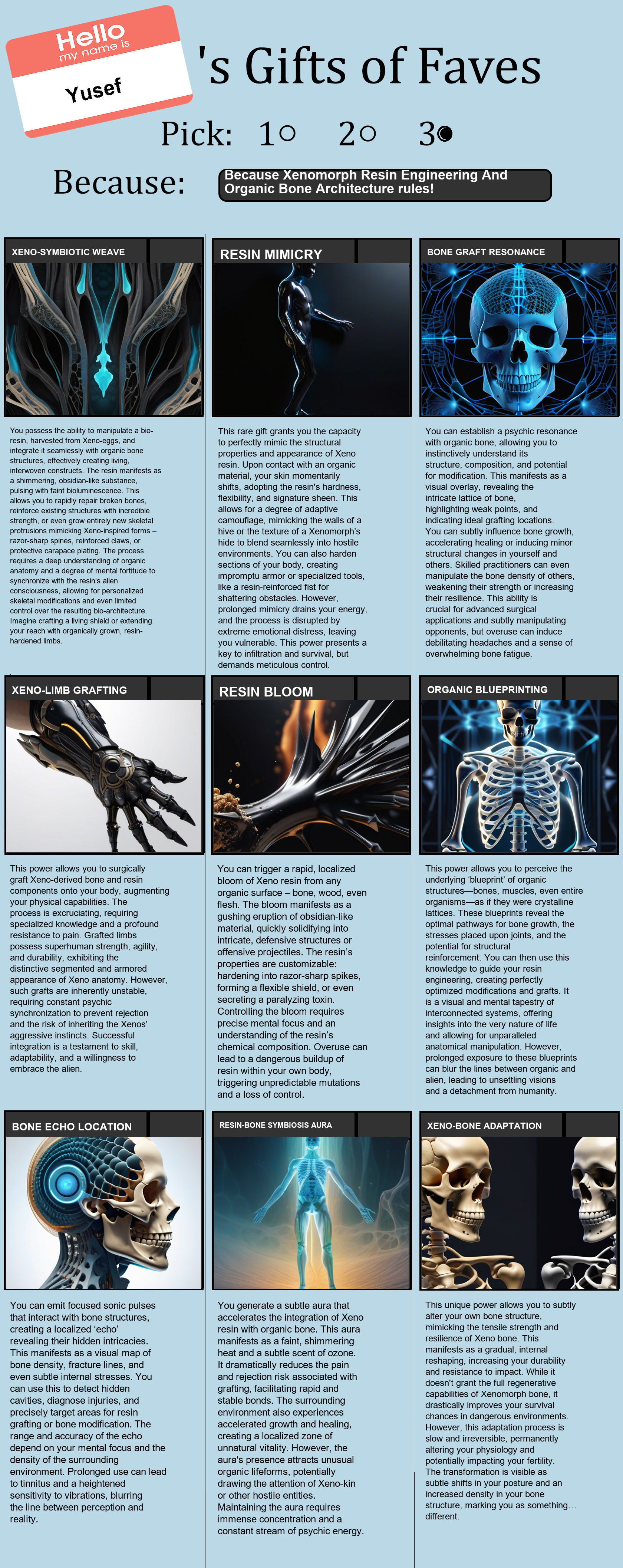 Xenomorph Resin Engineering And Organic Bone Architecture