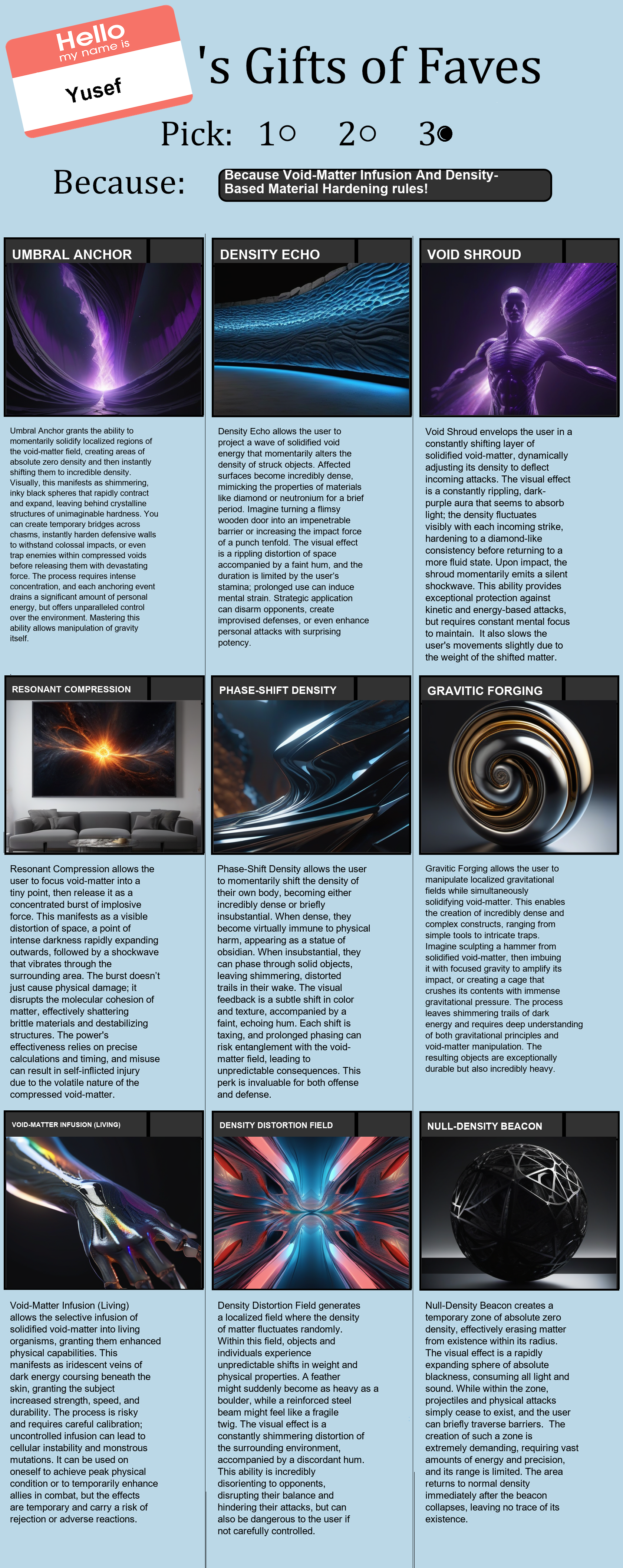 Void-Matter Infusion And Density-Based Material Hardening