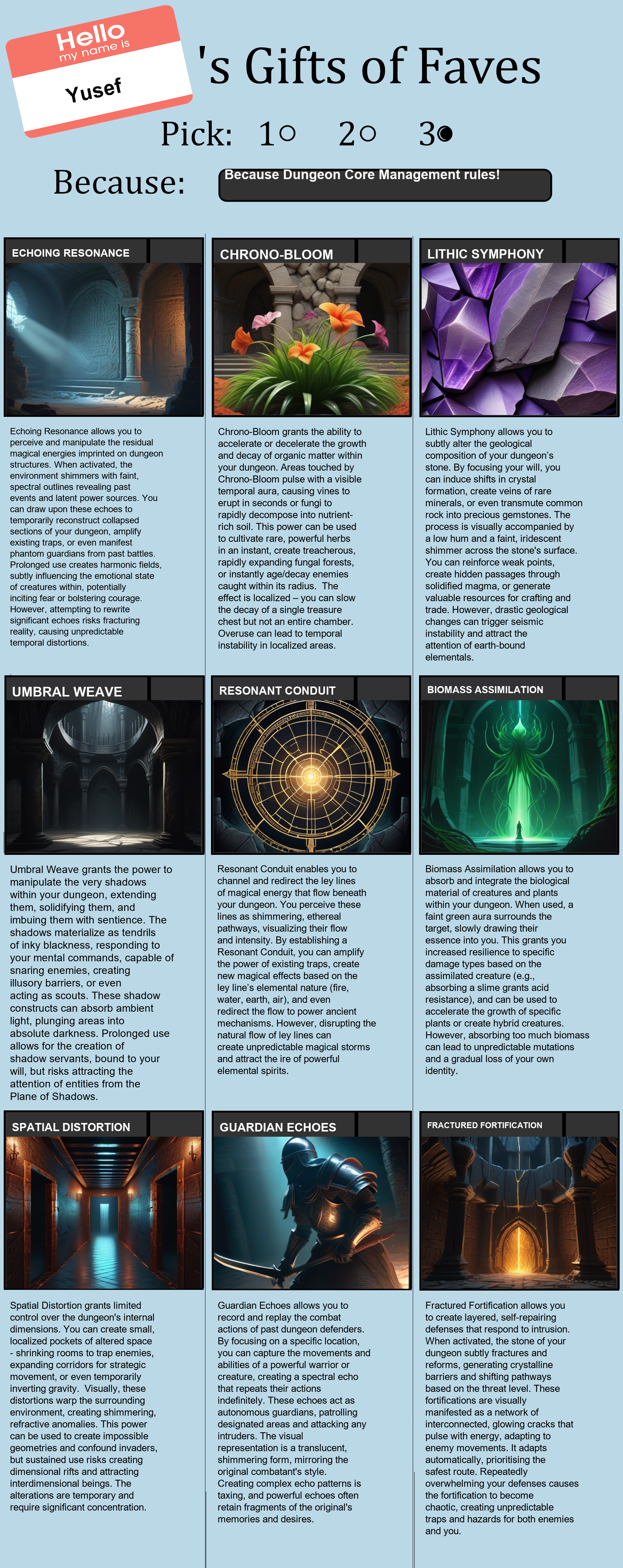 Dungeon Core Management