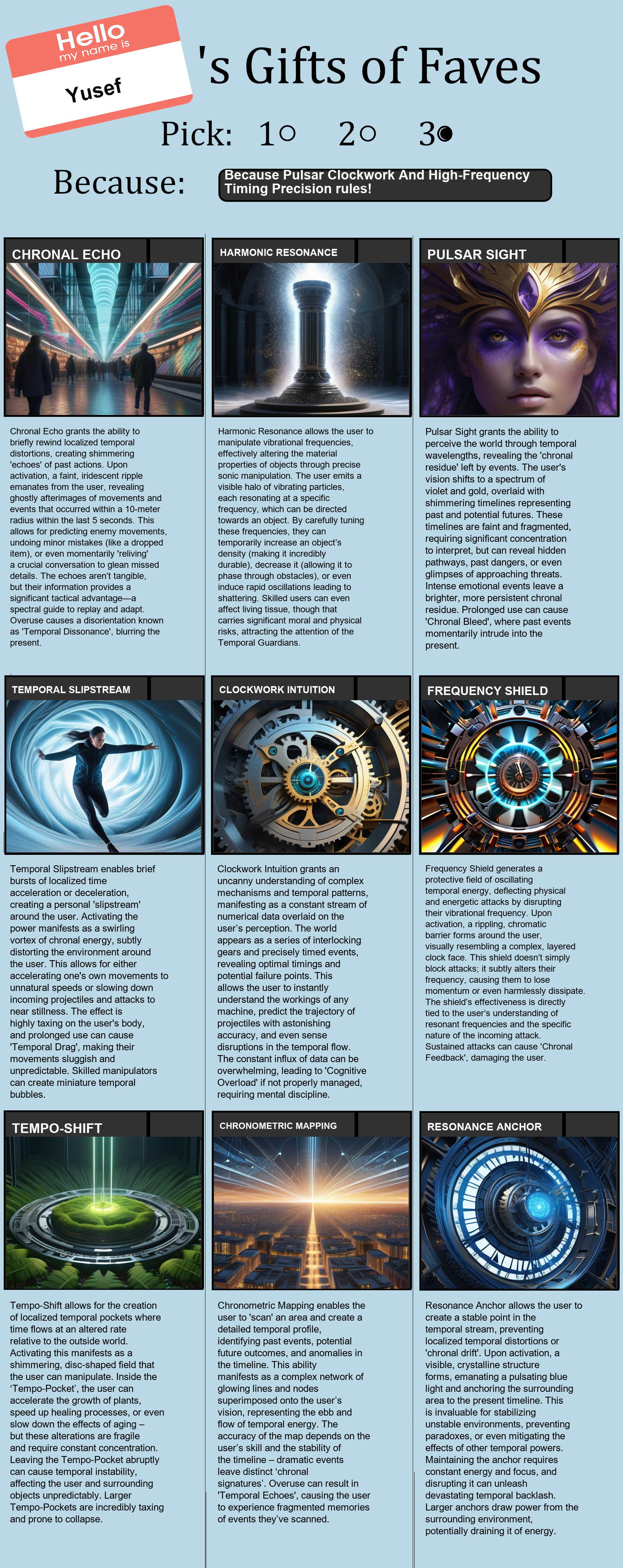 Pulsar Clockwork And High-Frequency Timing Precision