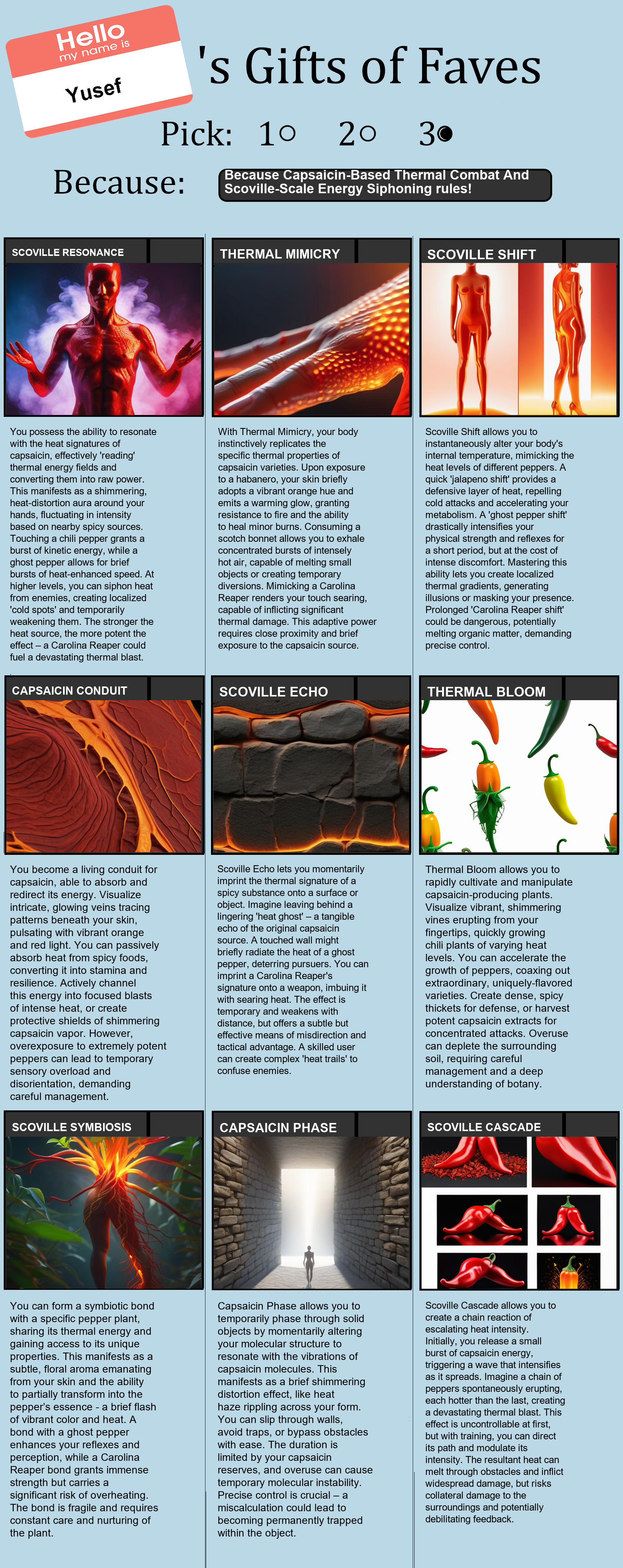 Capsaicin-Based Thermal Combat And Scoville-Scale Energy Siphoning