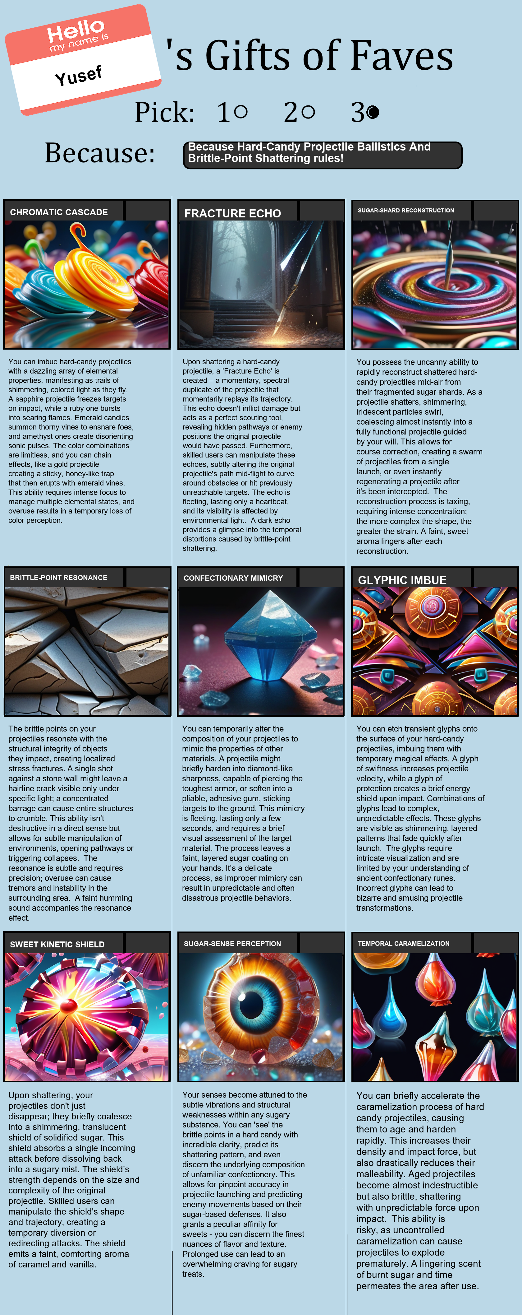 Hard-Candy Projectile Ballistics And Brittle-Point Shattering