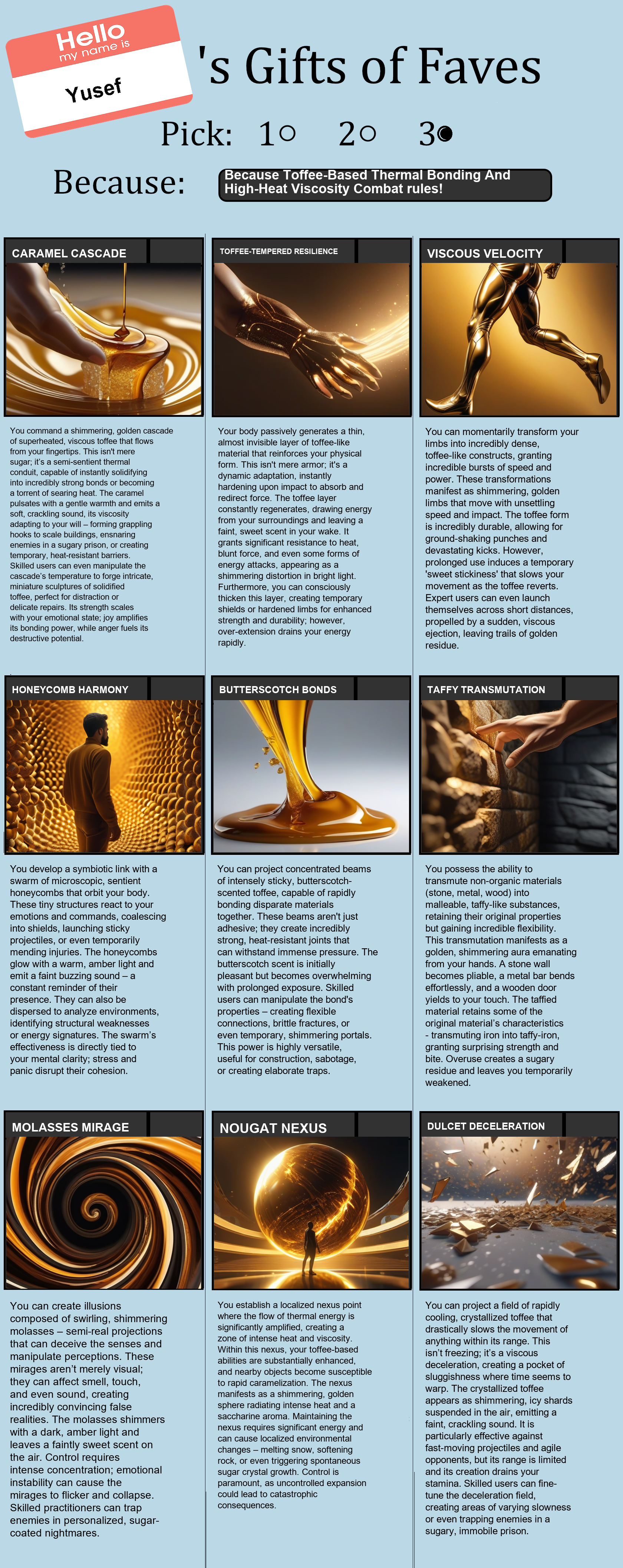 Toffee-Based Thermal Bonding And High-Heat Viscosity Combat