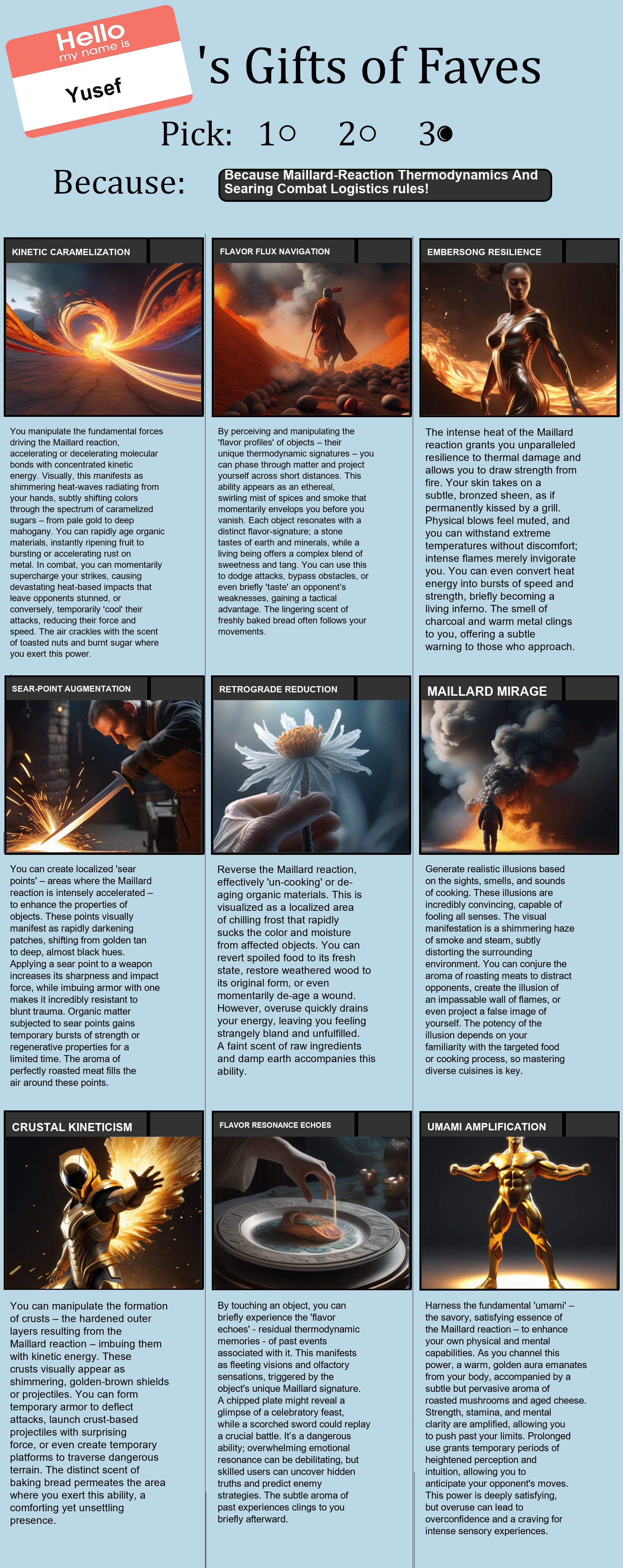 Maillard-Reaction Thermodynamics And Searing Combat Logistics