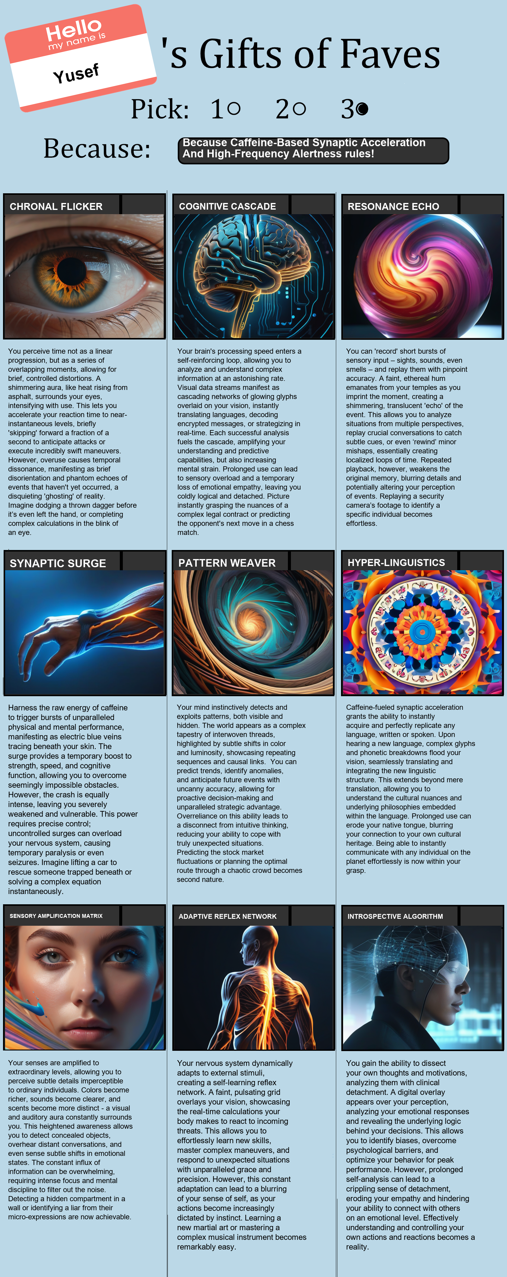Caffeine-Based Synaptic Acceleration And High-Frequency Alertness