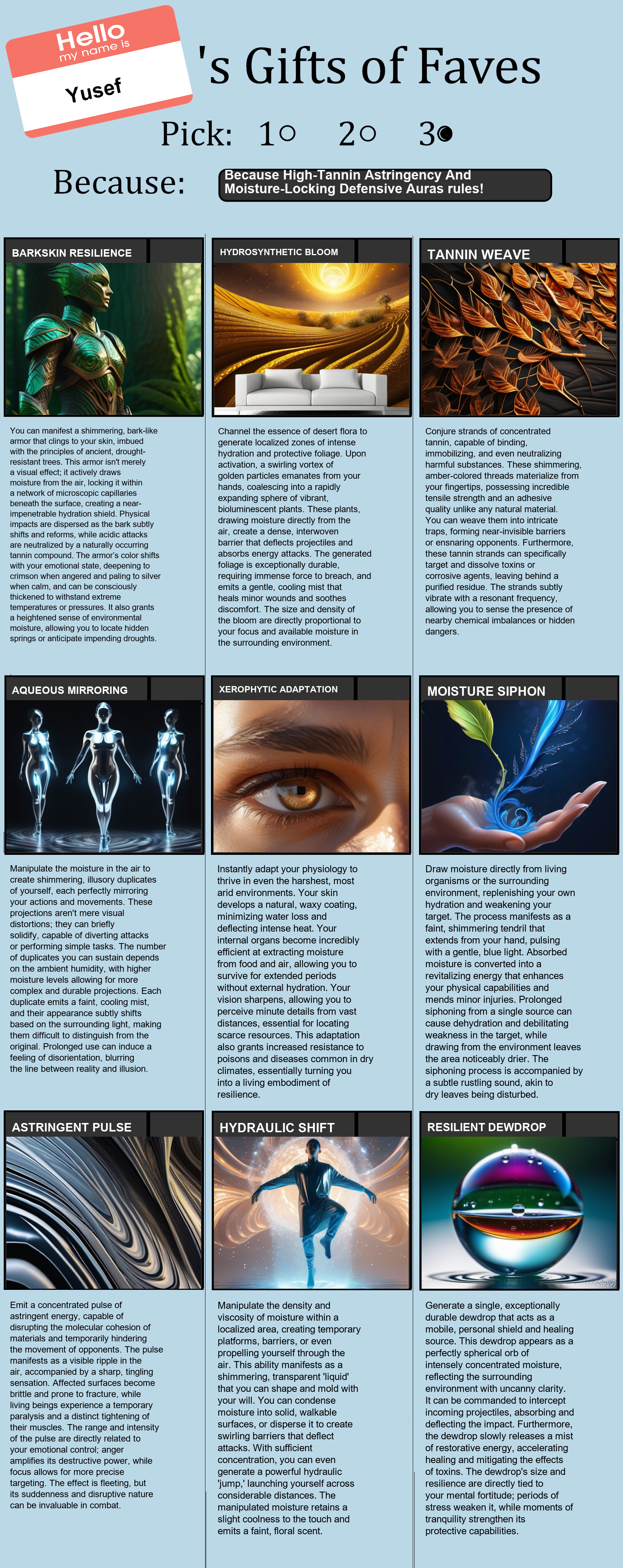 High-Tannin Astringency And Moisture-Locking Defensive Auras