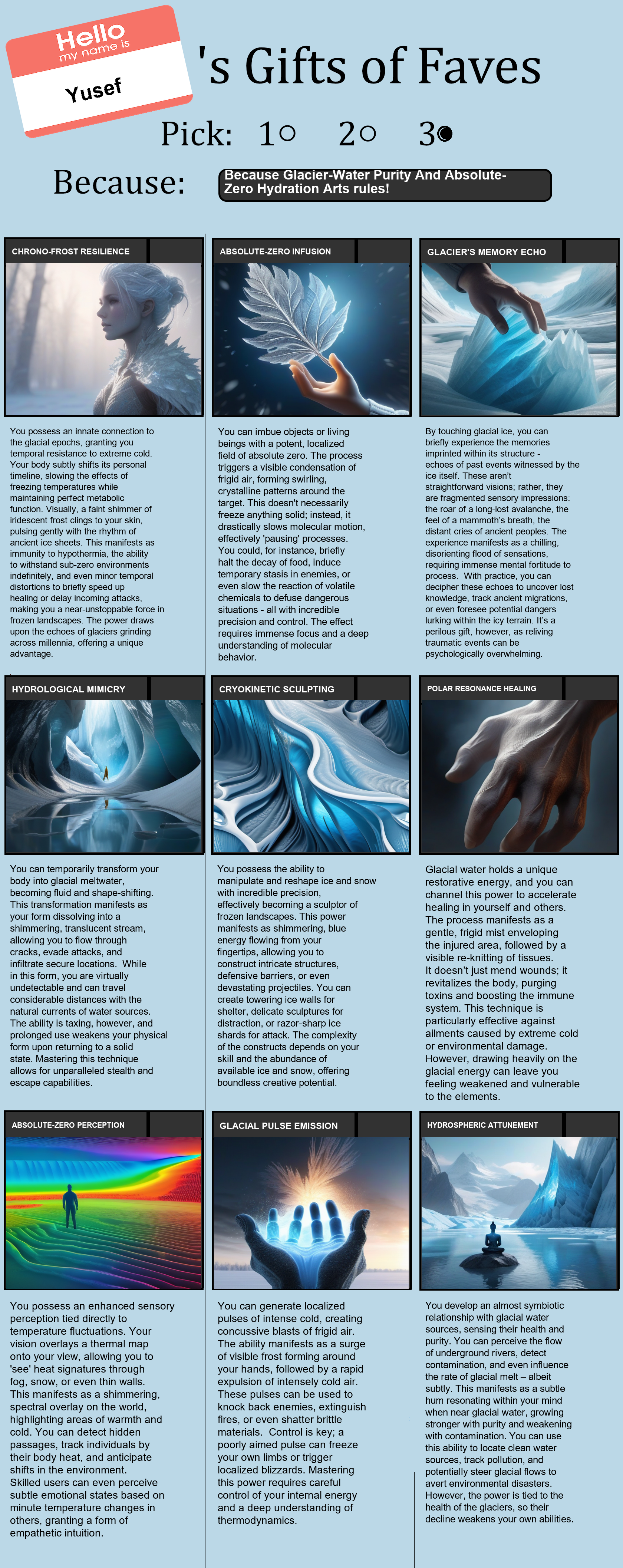 Glacier-Water Purity And Absolute-Zero Hydration Arts