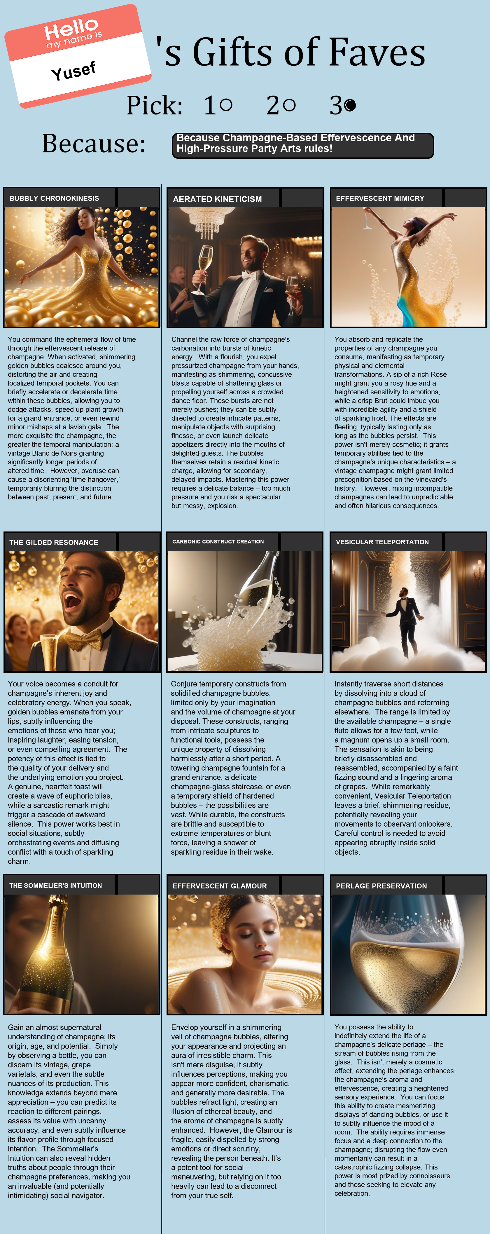 Champagne-Based Effervescence And High-Pressure Party Arts