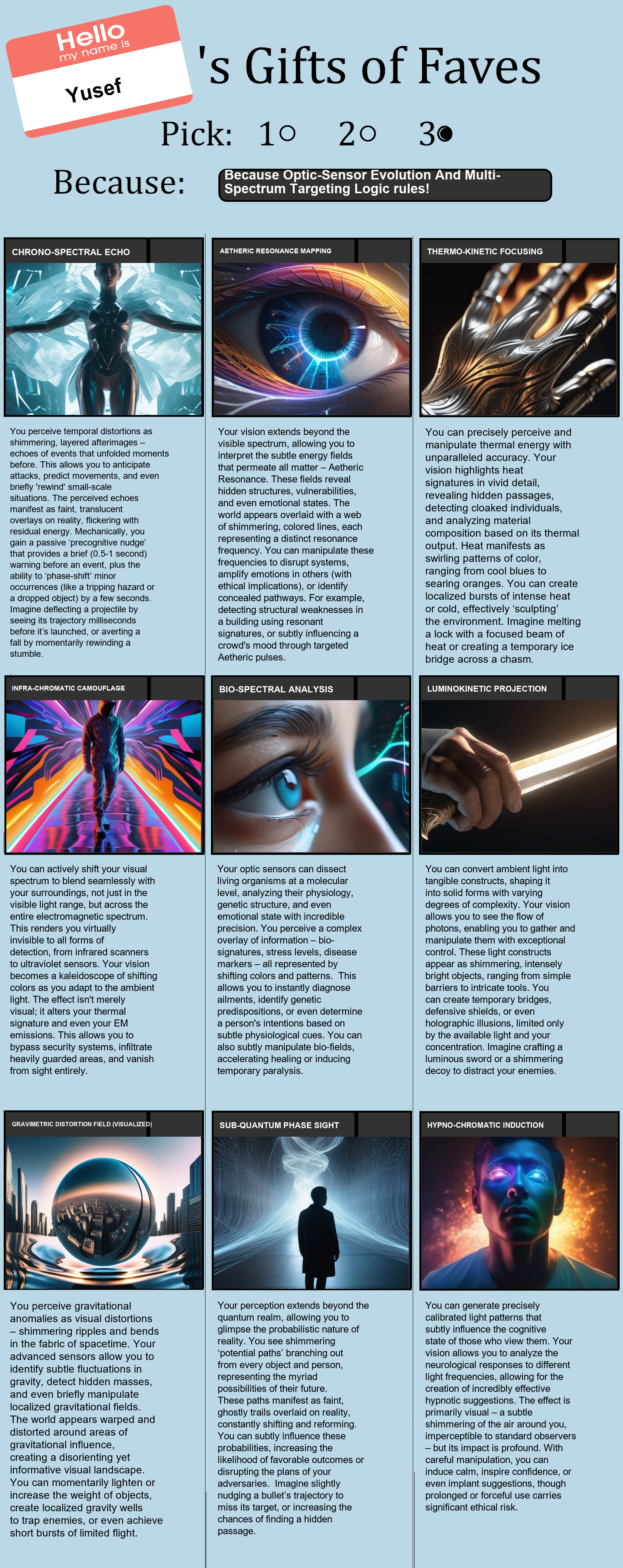 Optic-Sensor Evolution And Multi-Spectrum Targeting Logic