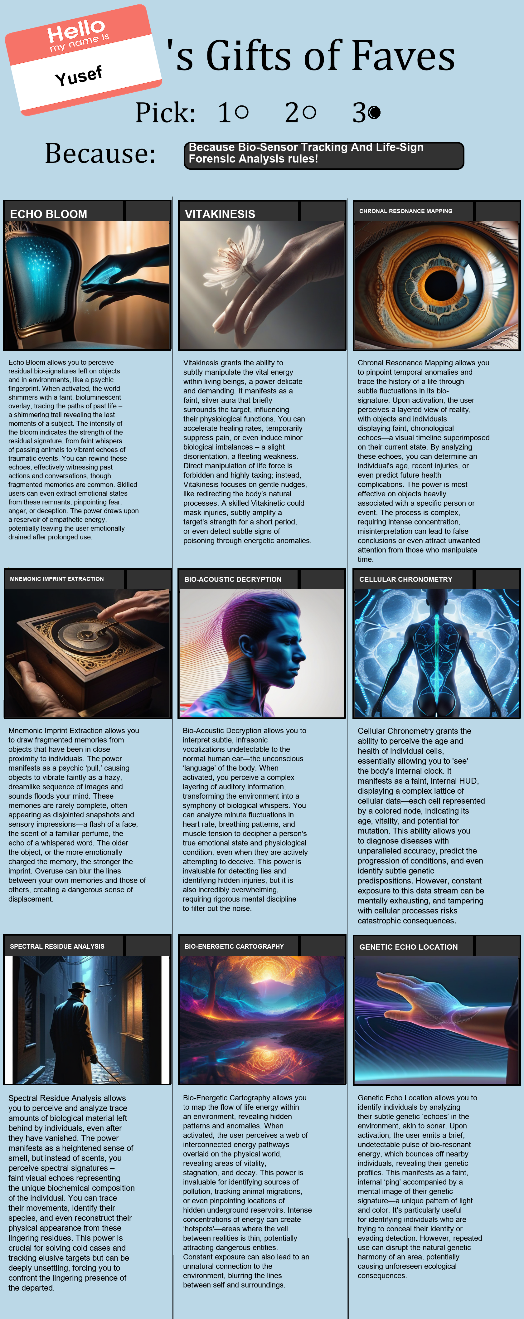 Bio-Sensor Tracking And Life-Sign Forensic Analysis