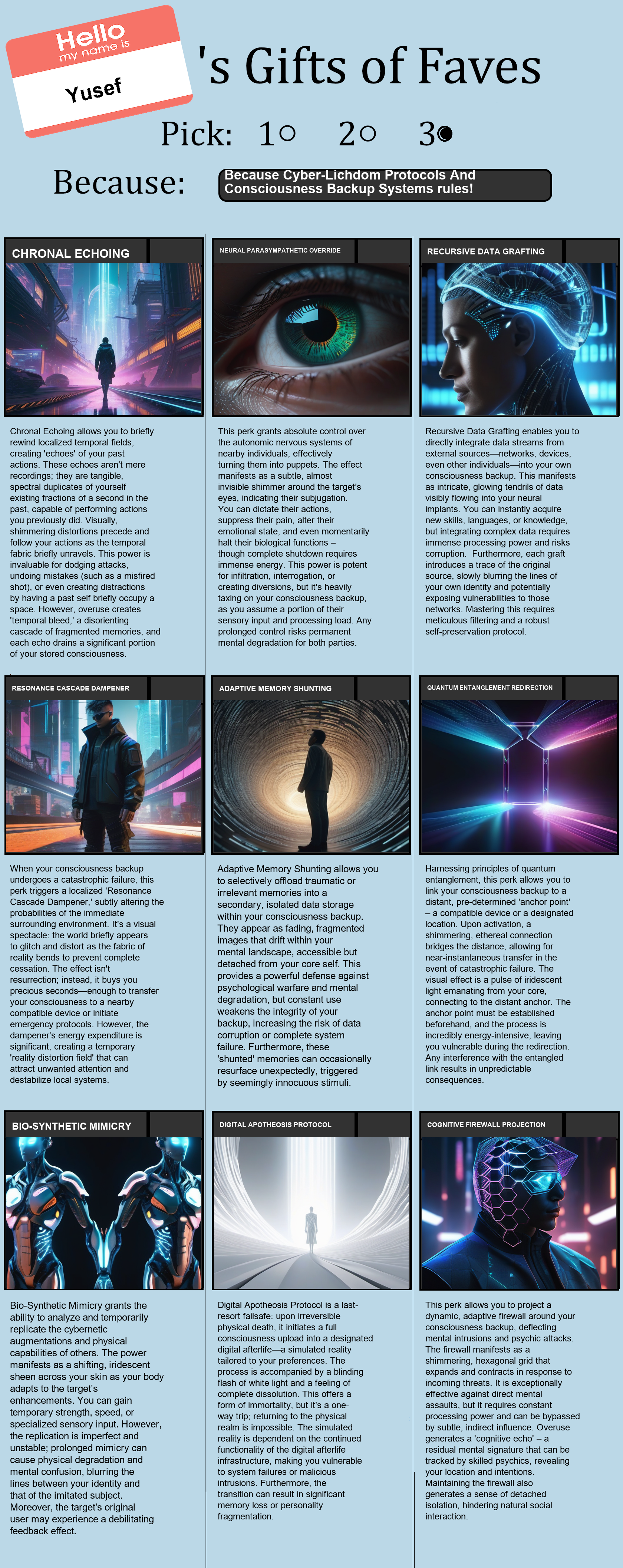 Cyber-Lichdom Protocols And Consciousness Backup Systems