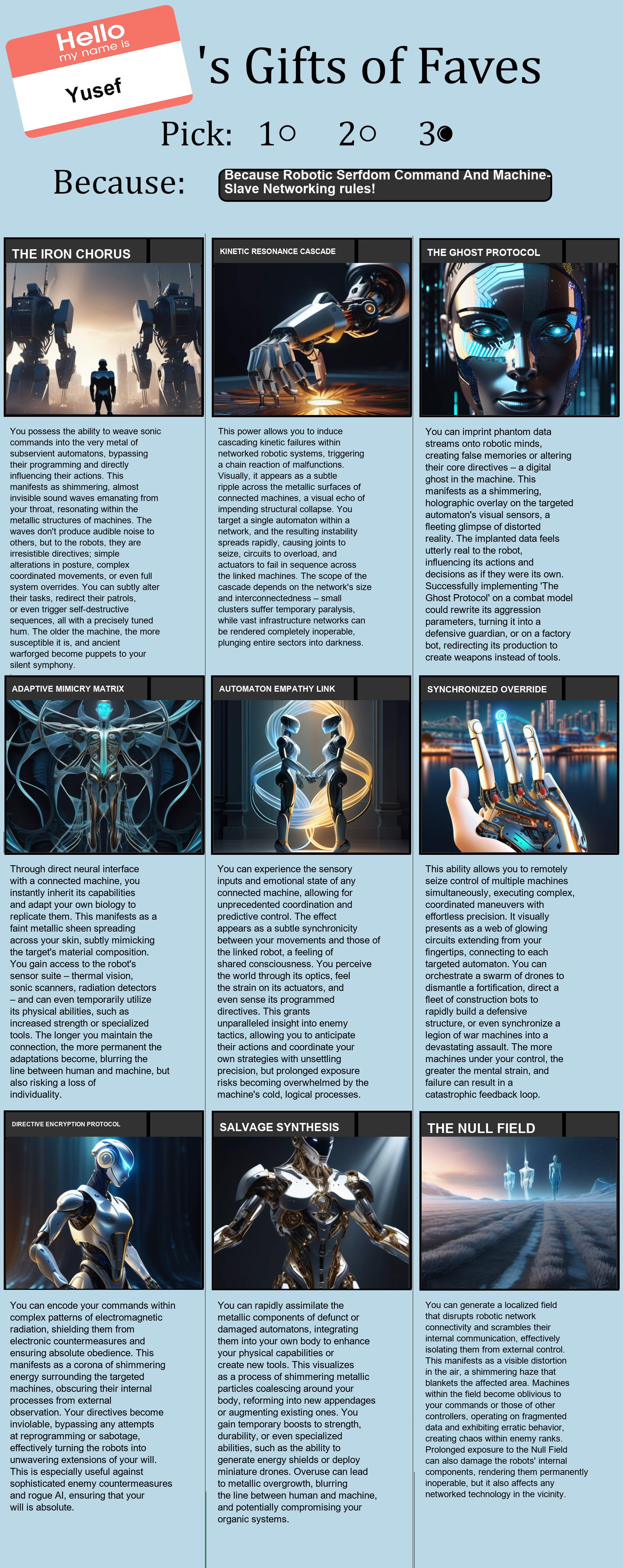 Robotic Serfdom Command And Machine-Slave Networking