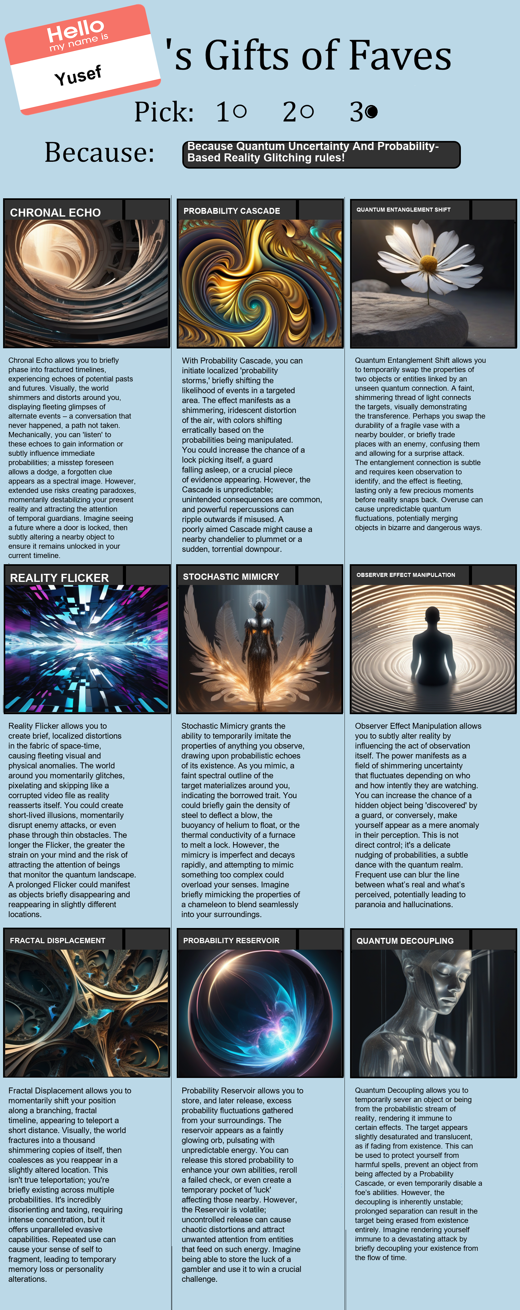 Quantum Uncertainty And Probability-Based Reality Glitching