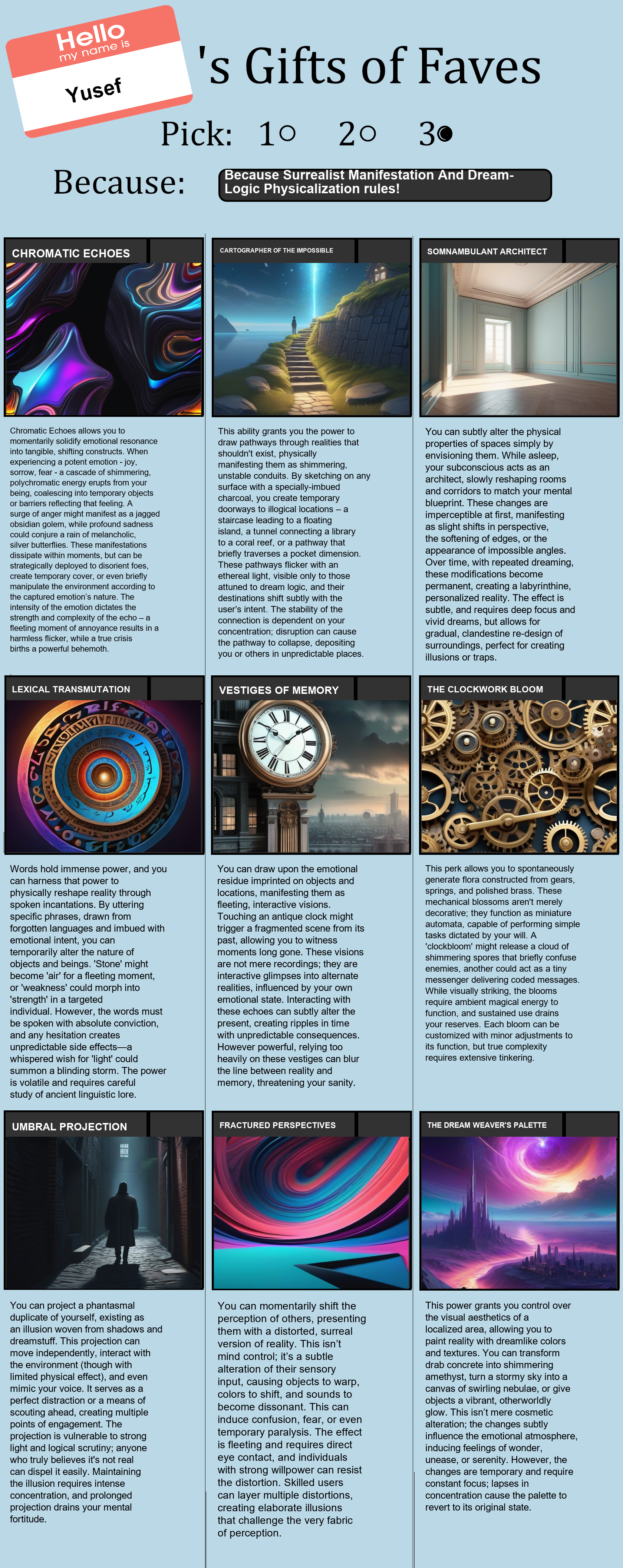 Surrealist Manifestation And Dream-Logic Physicalization