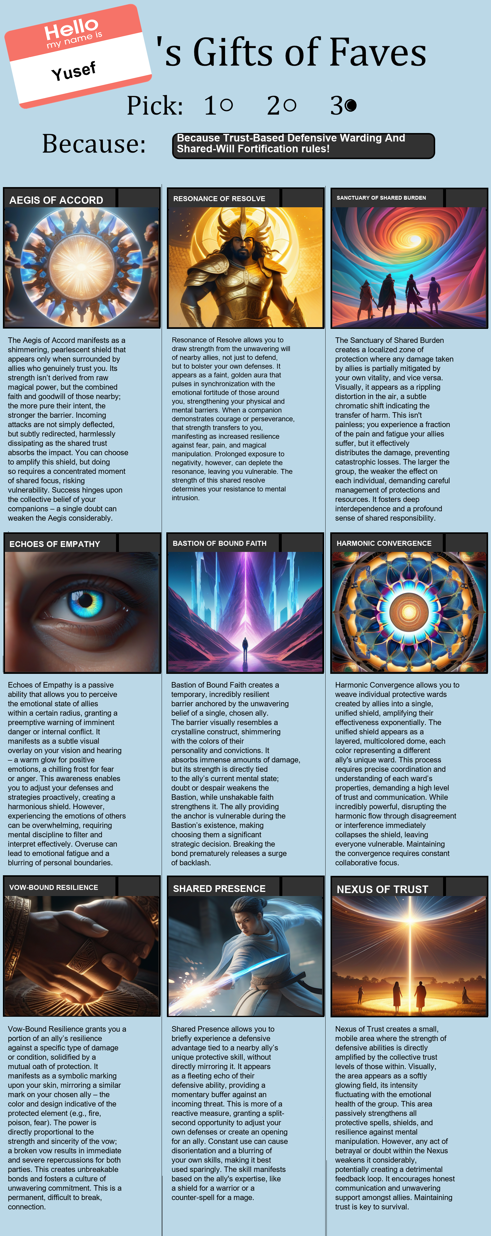 Trust-Based Defensive Warding And Shared-Will Fortification